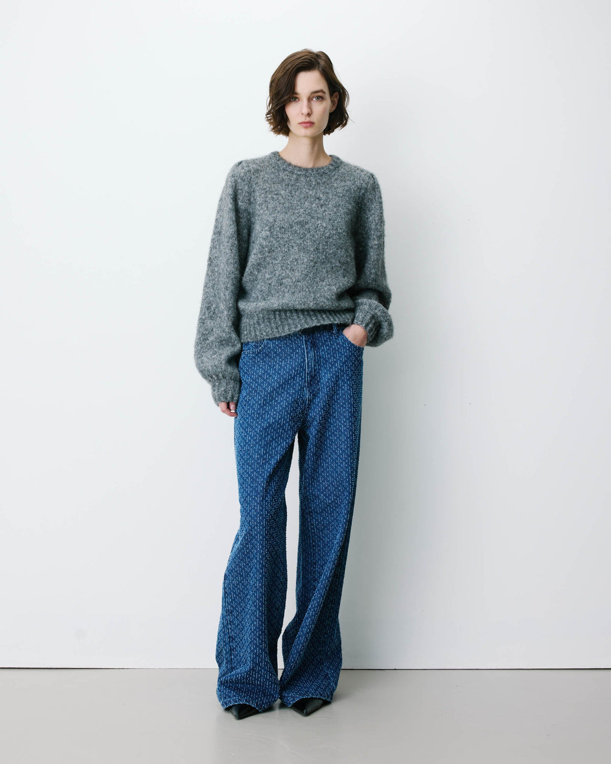 Antoine Balloon Sleeve Sweater