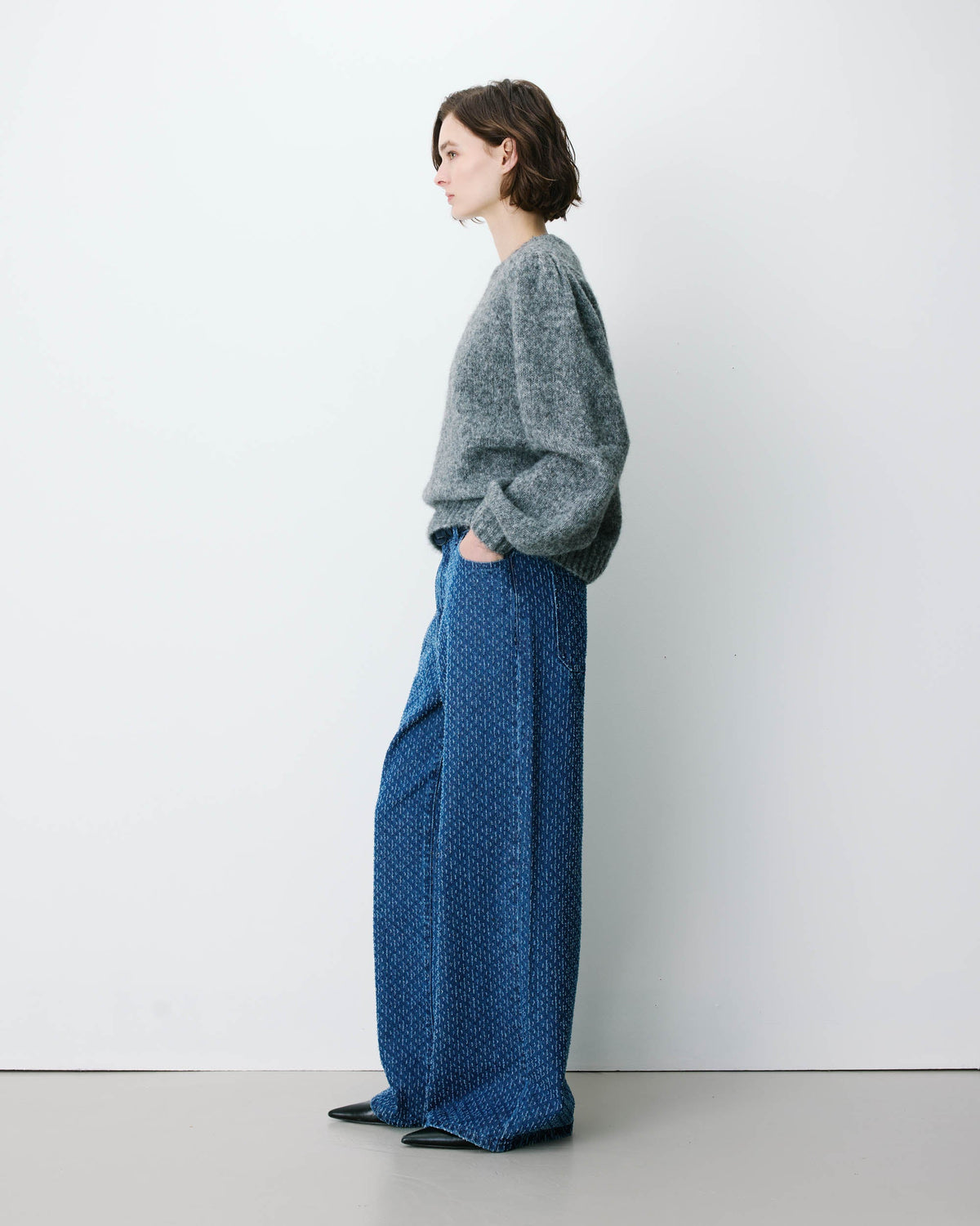 Antoine Balloon Sleeve Sweater