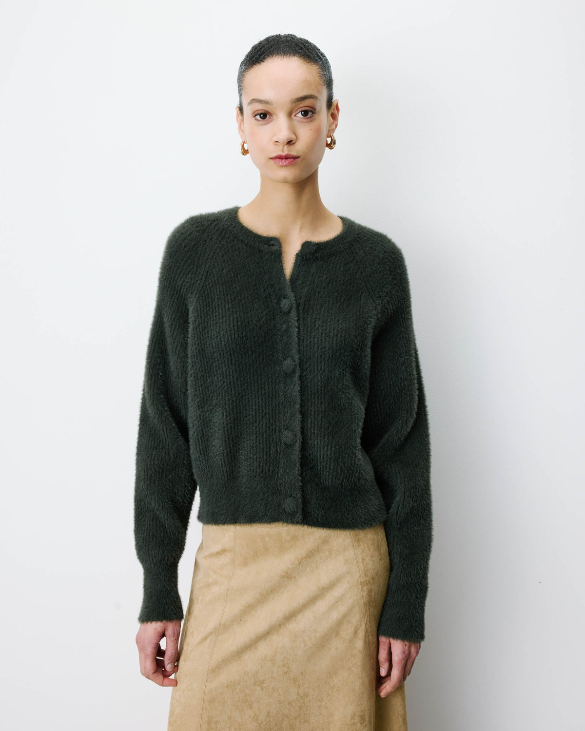 Aleron Crew-Neck Cardigan