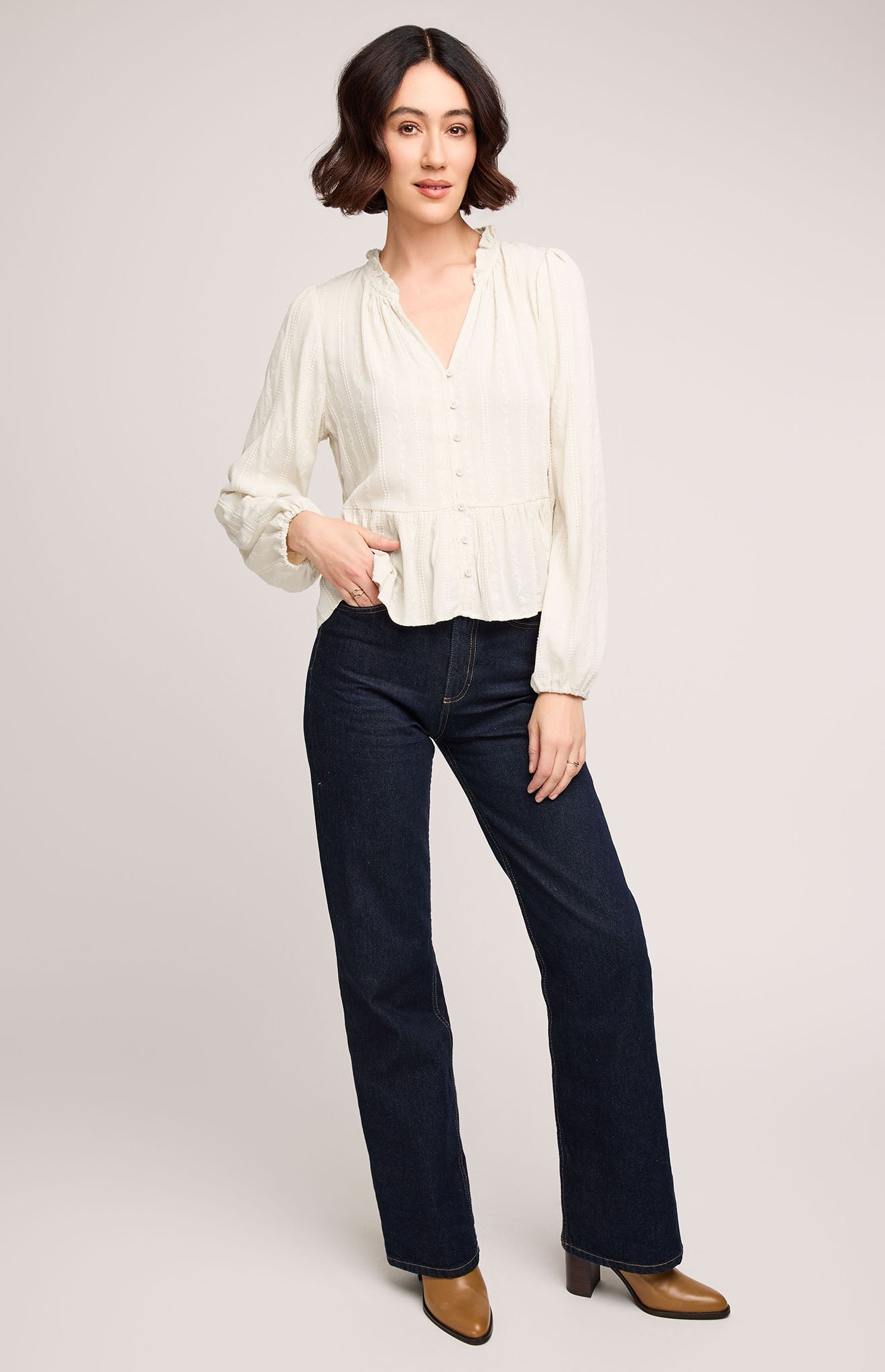 Ophelia Peplum Blouse