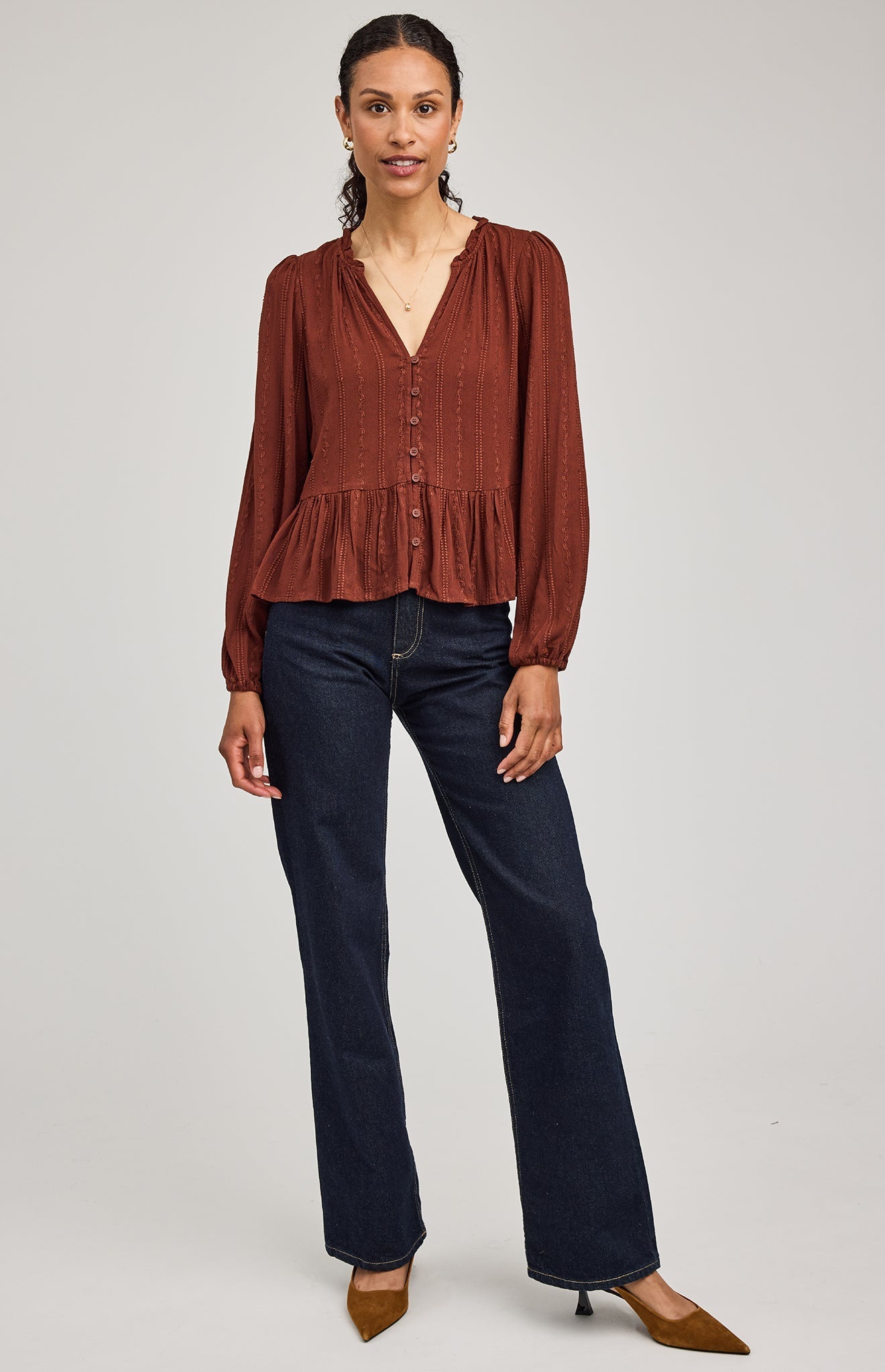 Ophelia Peplum Blouse