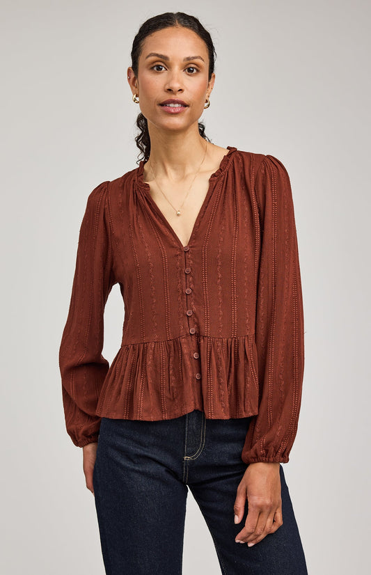 Ophelia Peplum Blouse