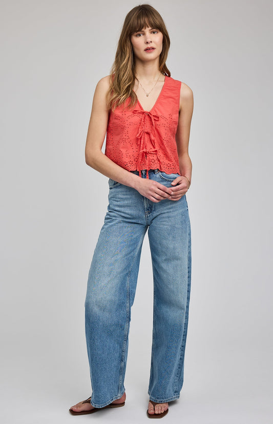 Rhea Eyelet Lace Top