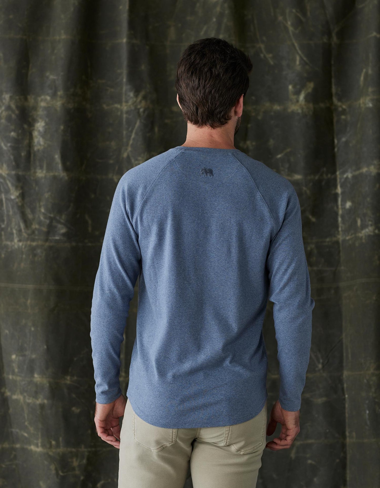 Puremeso Everyday Henley Slate Blue