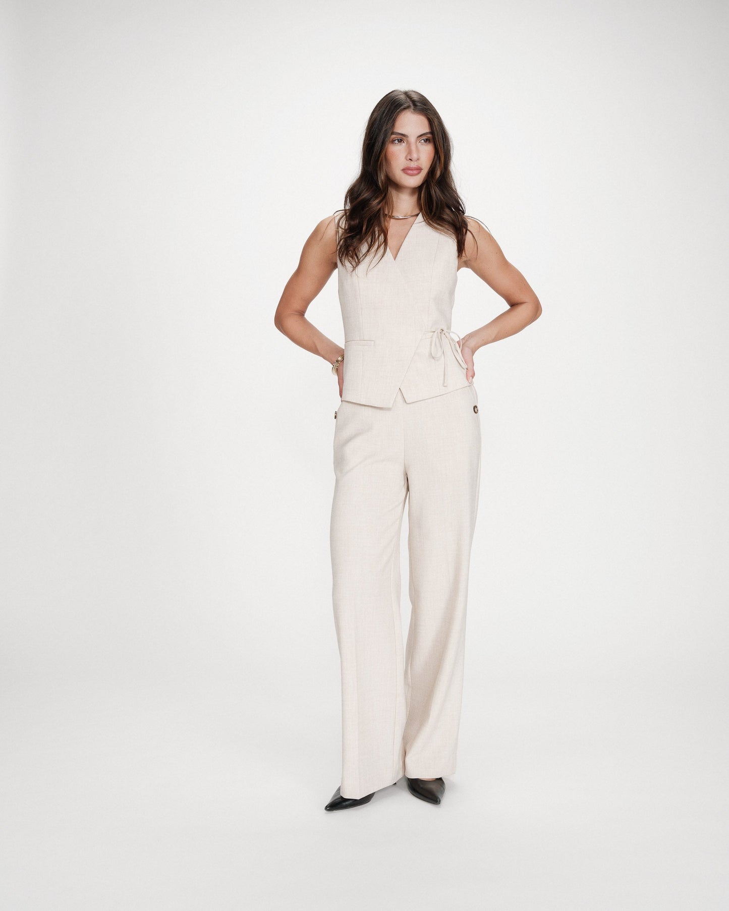 Vilmont Tied Wrap Vest