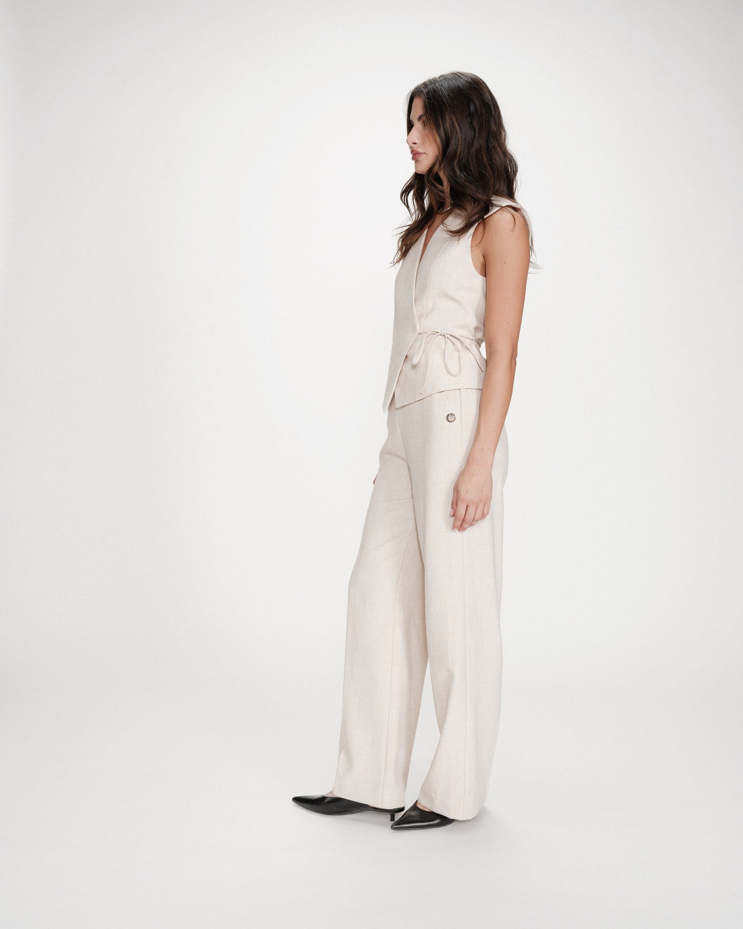 Vilmont Tied Wrap Vest