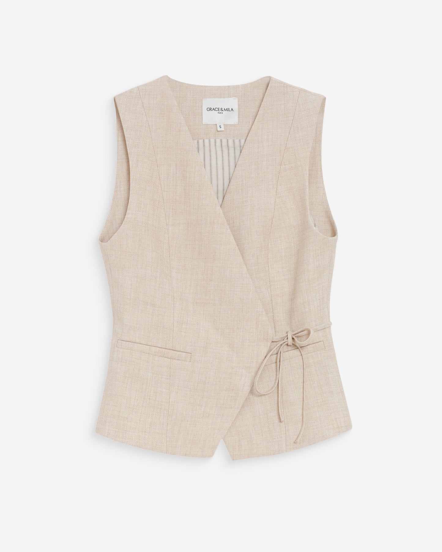 Vilmont Tied Wrap Vest