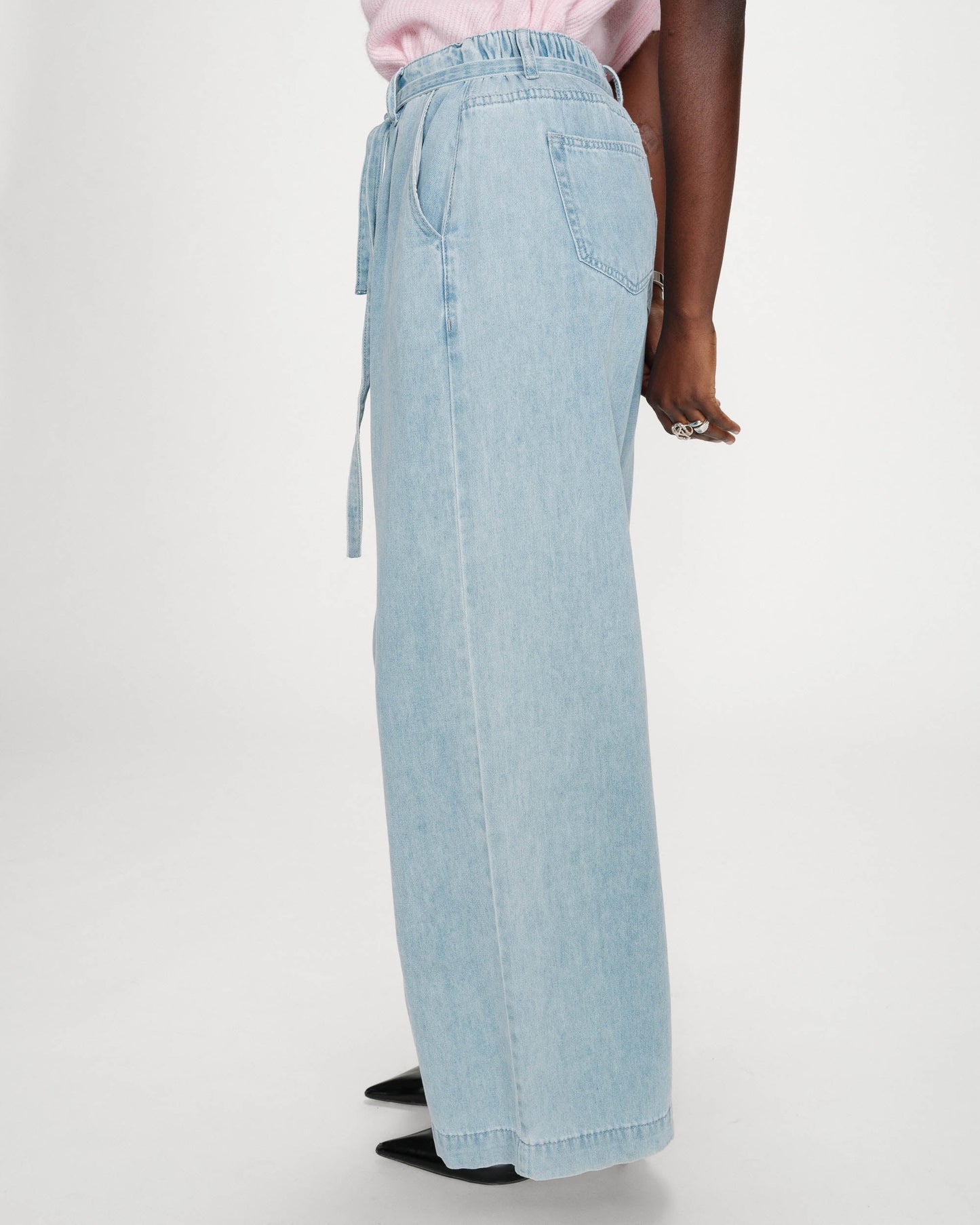 Pompon Oversized Jeans
