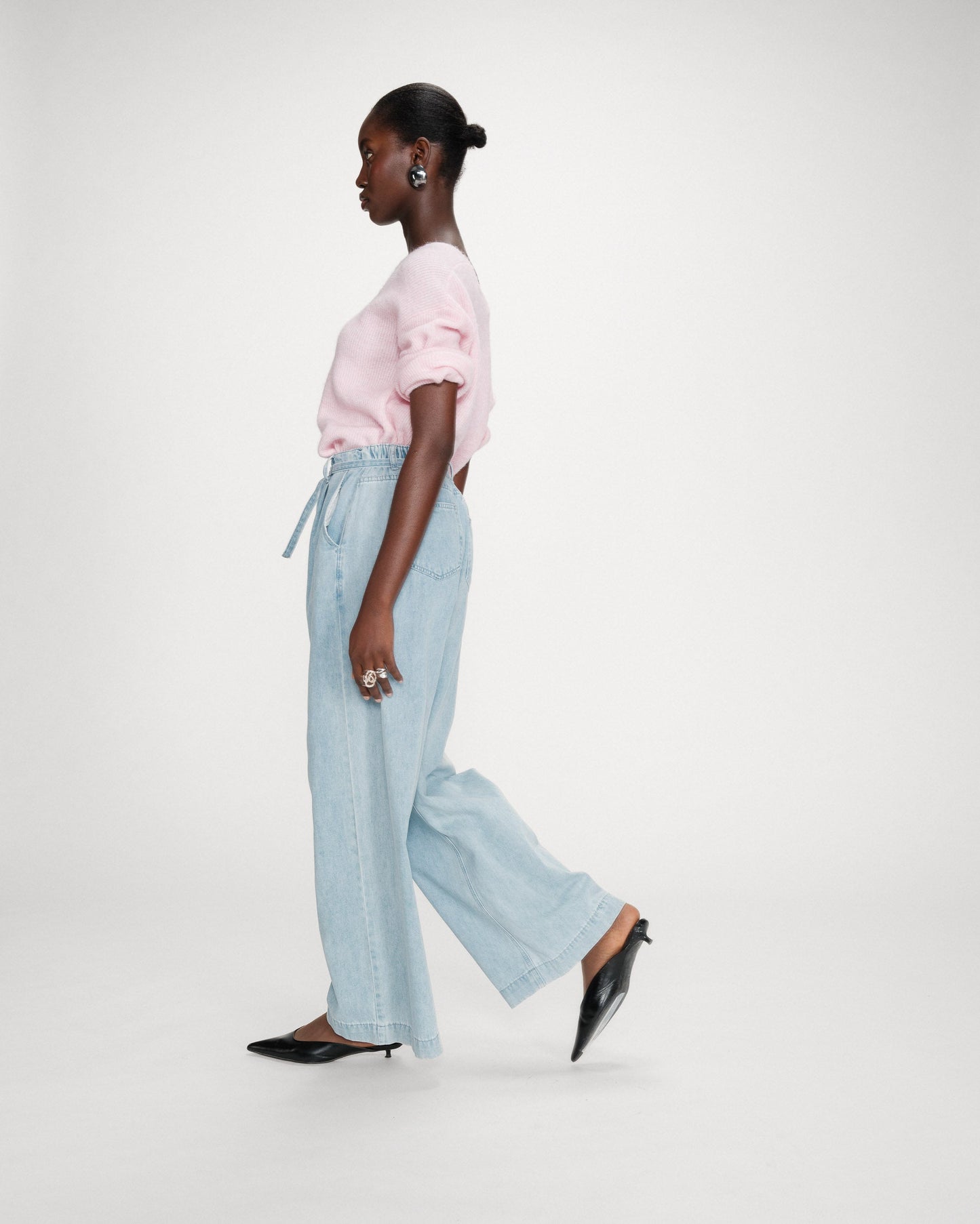 Pompon Oversized Jeans