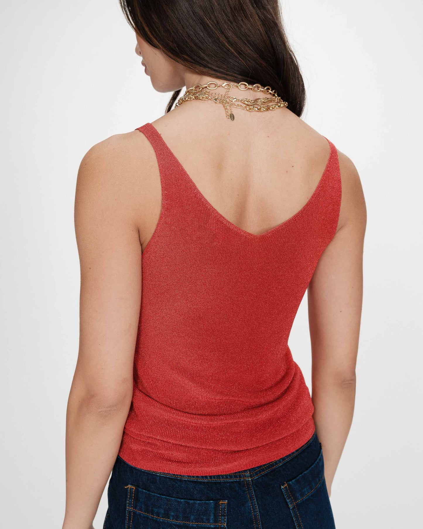 Paillette Sleeveless Top
