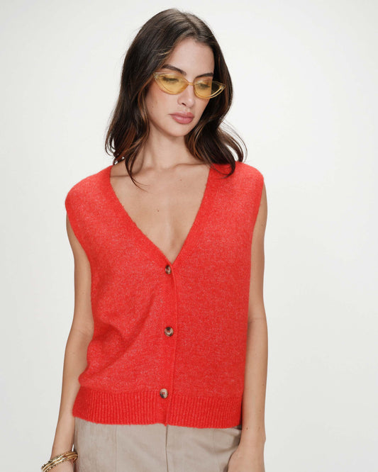 Nars Mohair Buttoned Vest