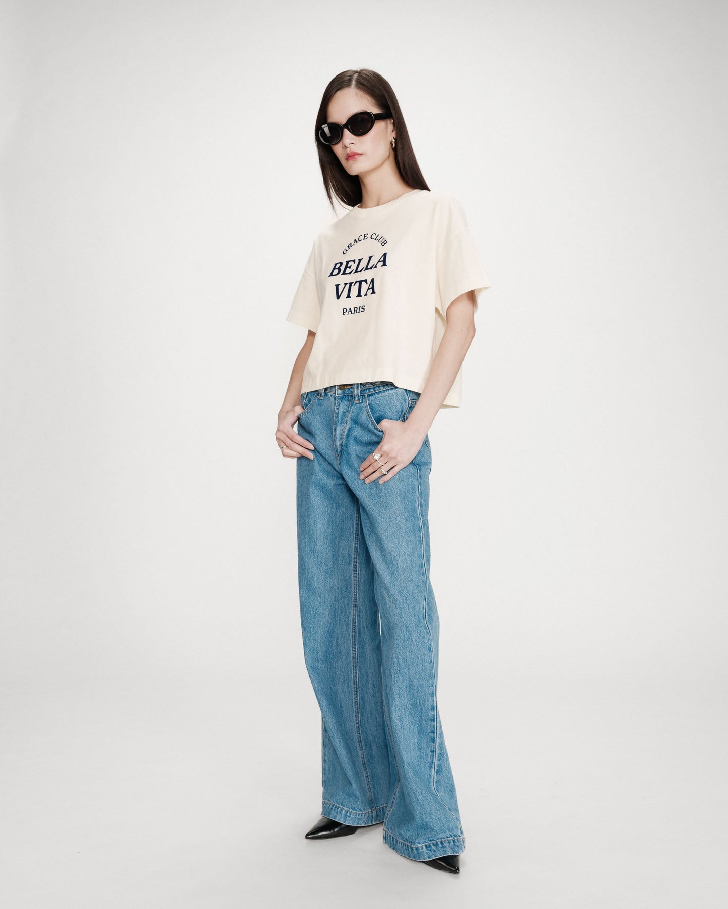 Voss Cropped Graphic Tee