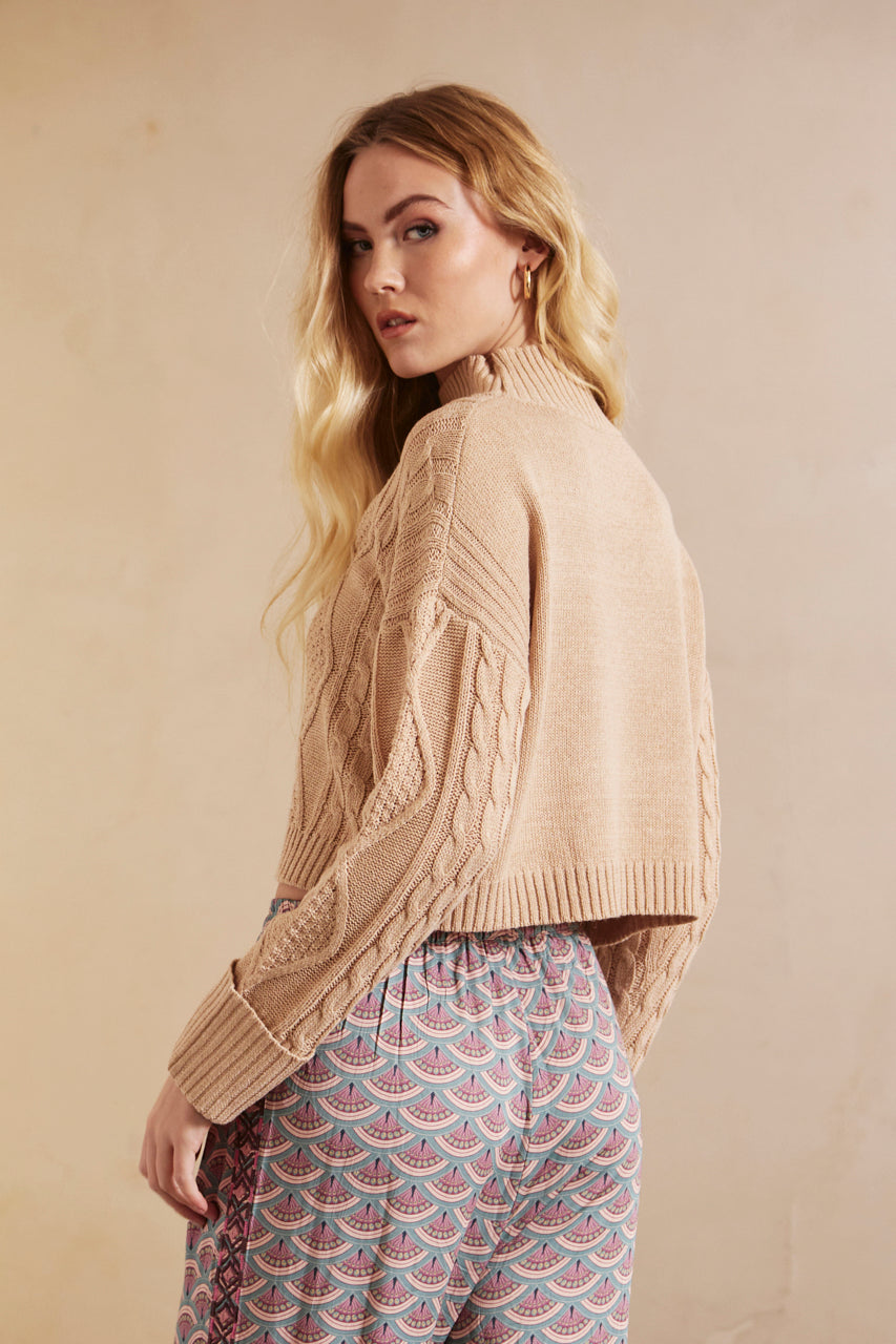 Kleia Cable Knit Sweater