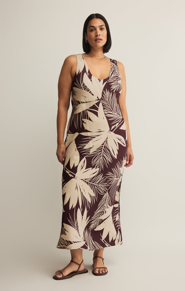Hibiscus Bias Cut Dress