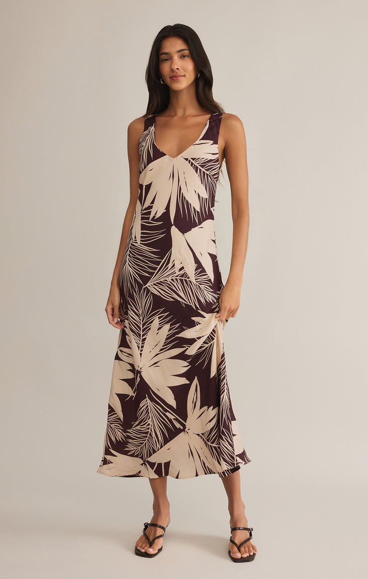 Hibiscus Bias Cut Dress