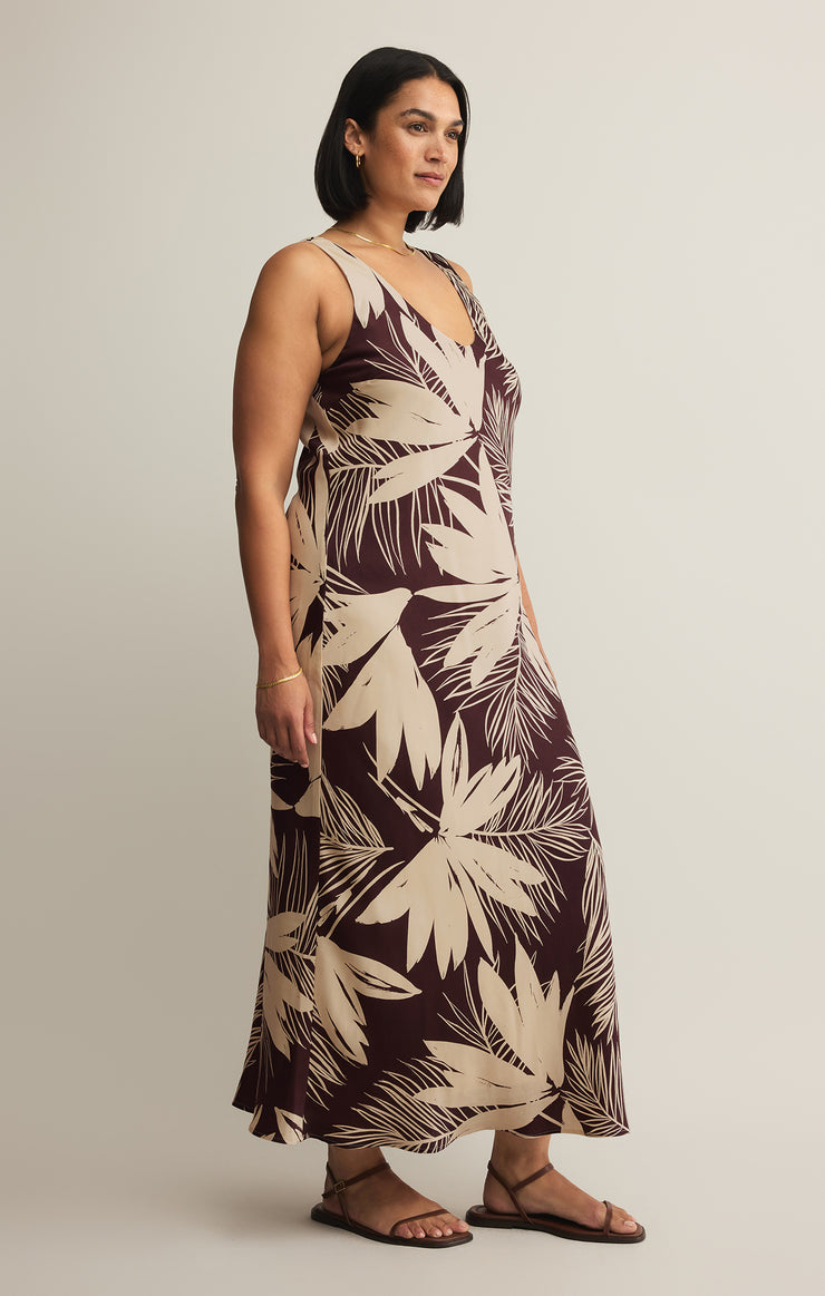 Hibiscus Bias Cut Dress
