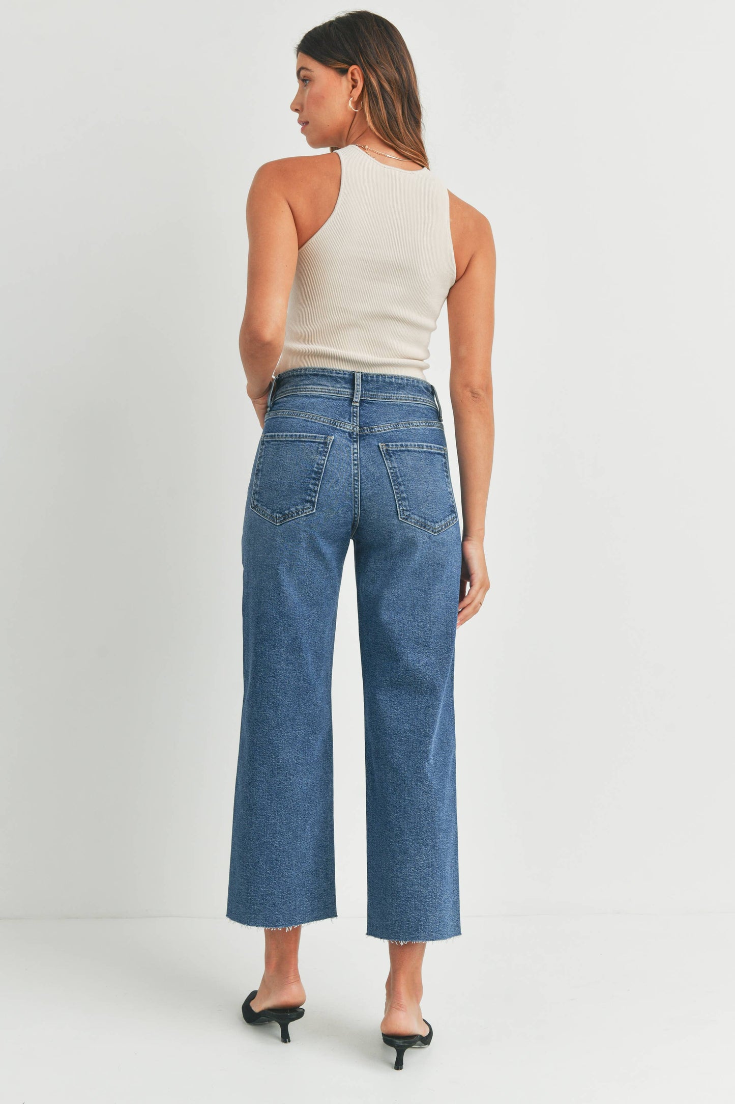 Utility Wide Leg Jeans