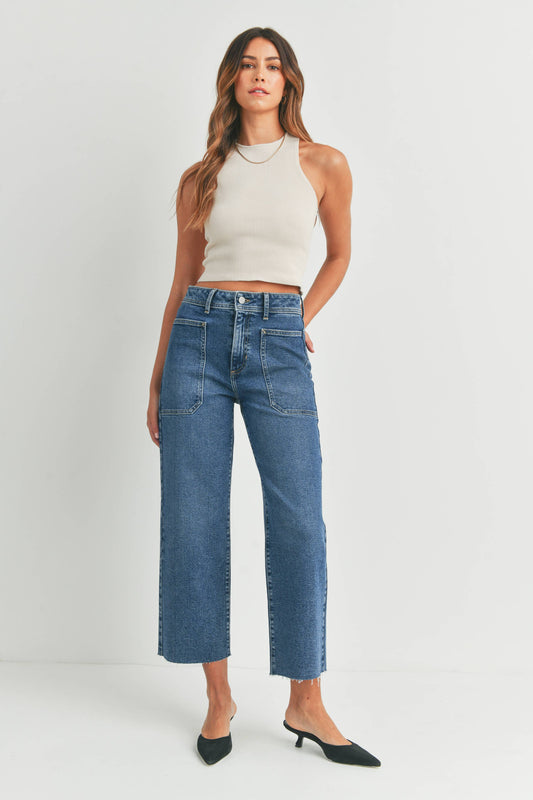 Utility Wide Leg Jeans