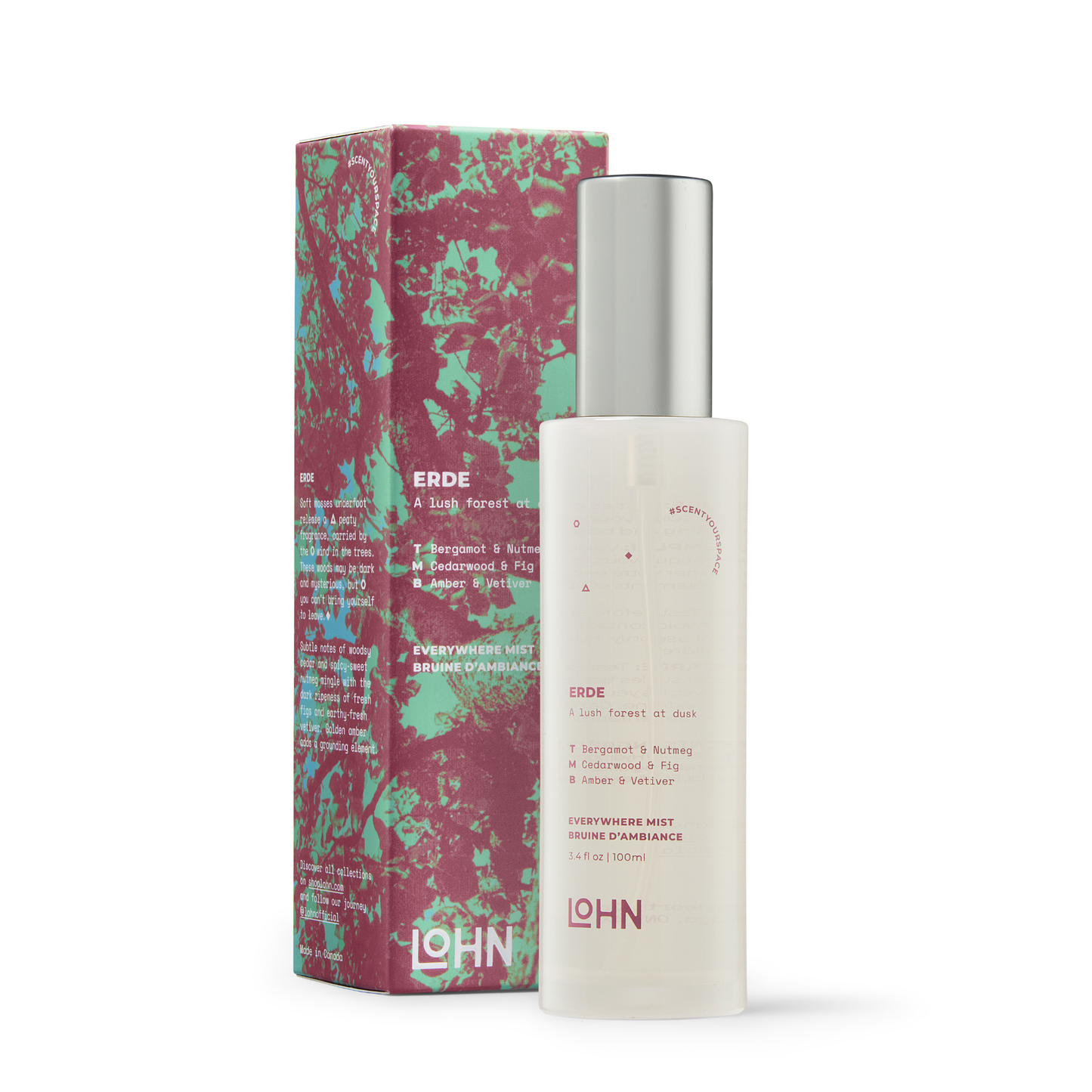 LOHN Everwhere Mist - ERDE Amber & Vetiver