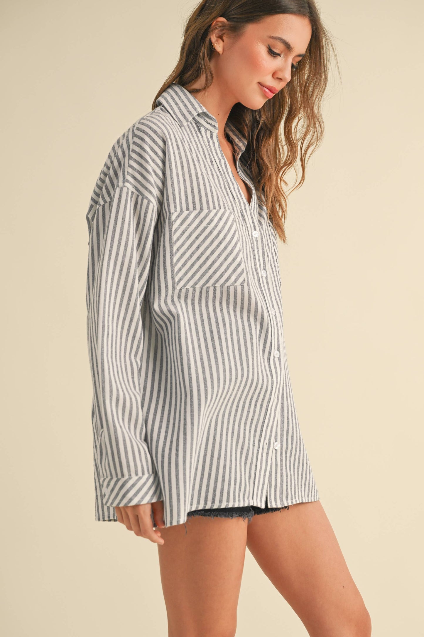 Mabel Striped Buttondown