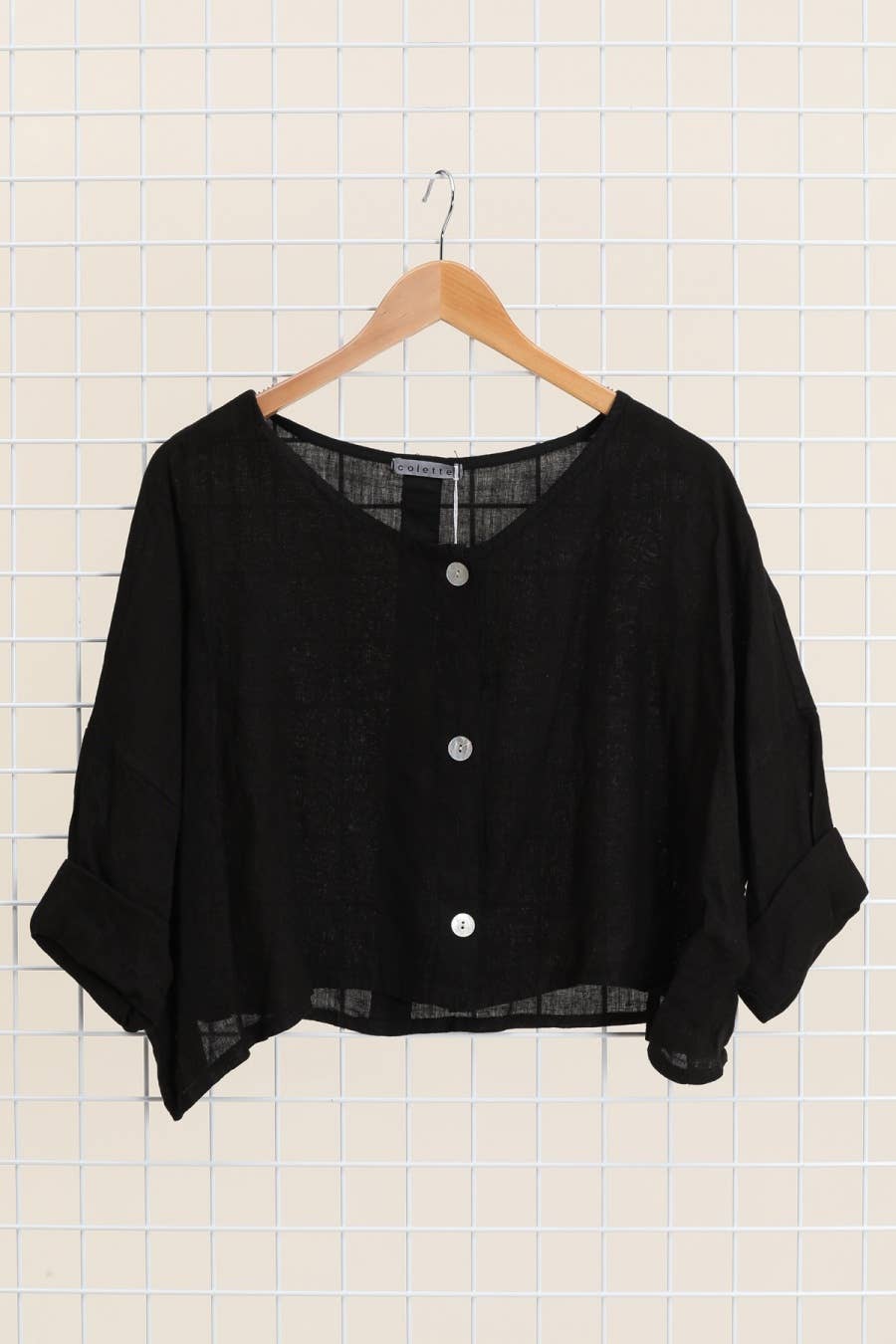 Tessa Linen Button Up