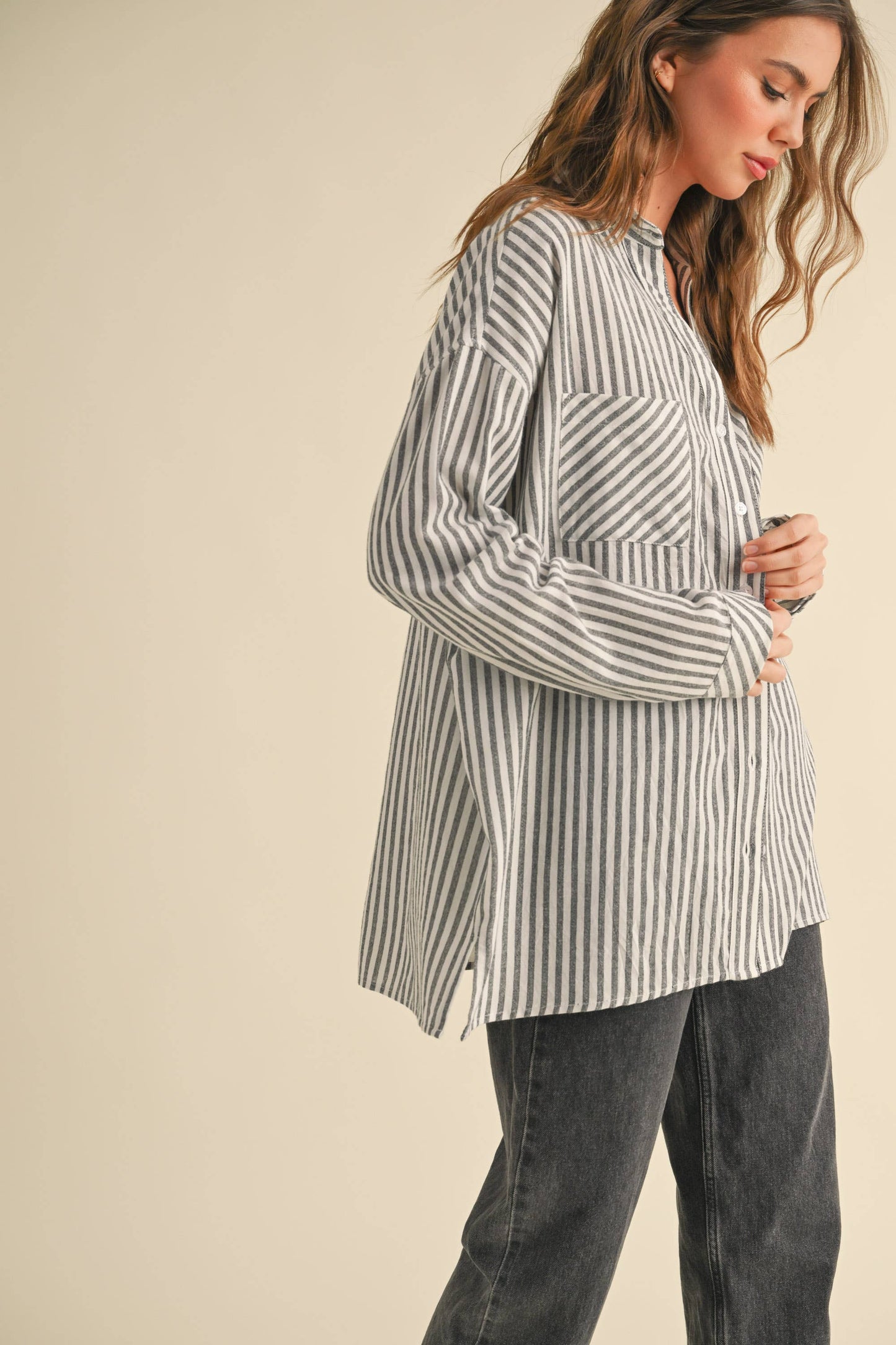 Mabel Striped Buttondown