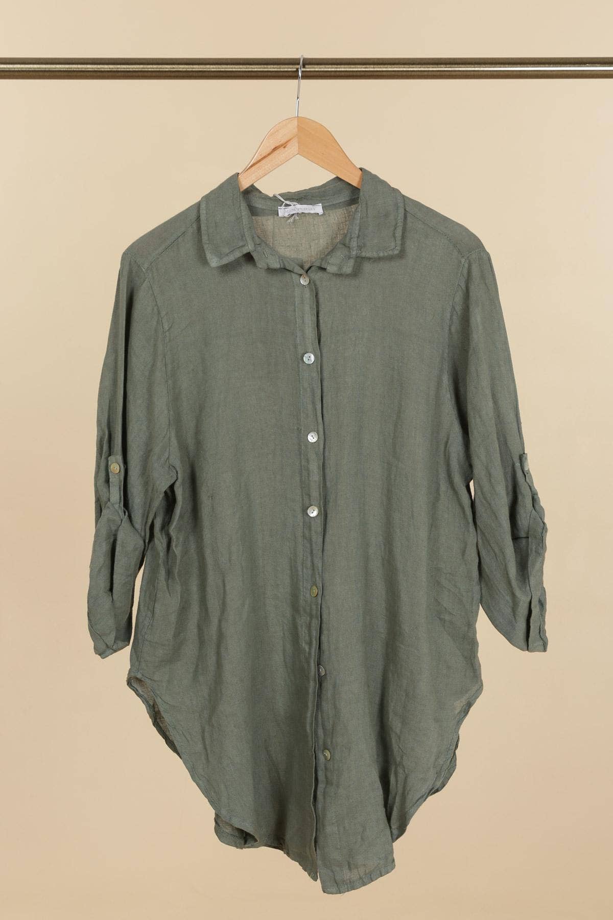 Atlas Linen Buttondown
