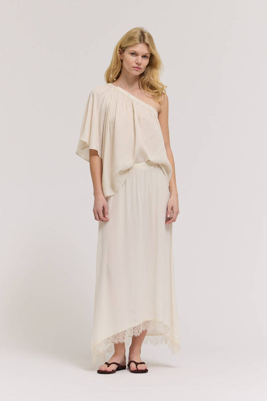 Senni Lace Satin Skirt