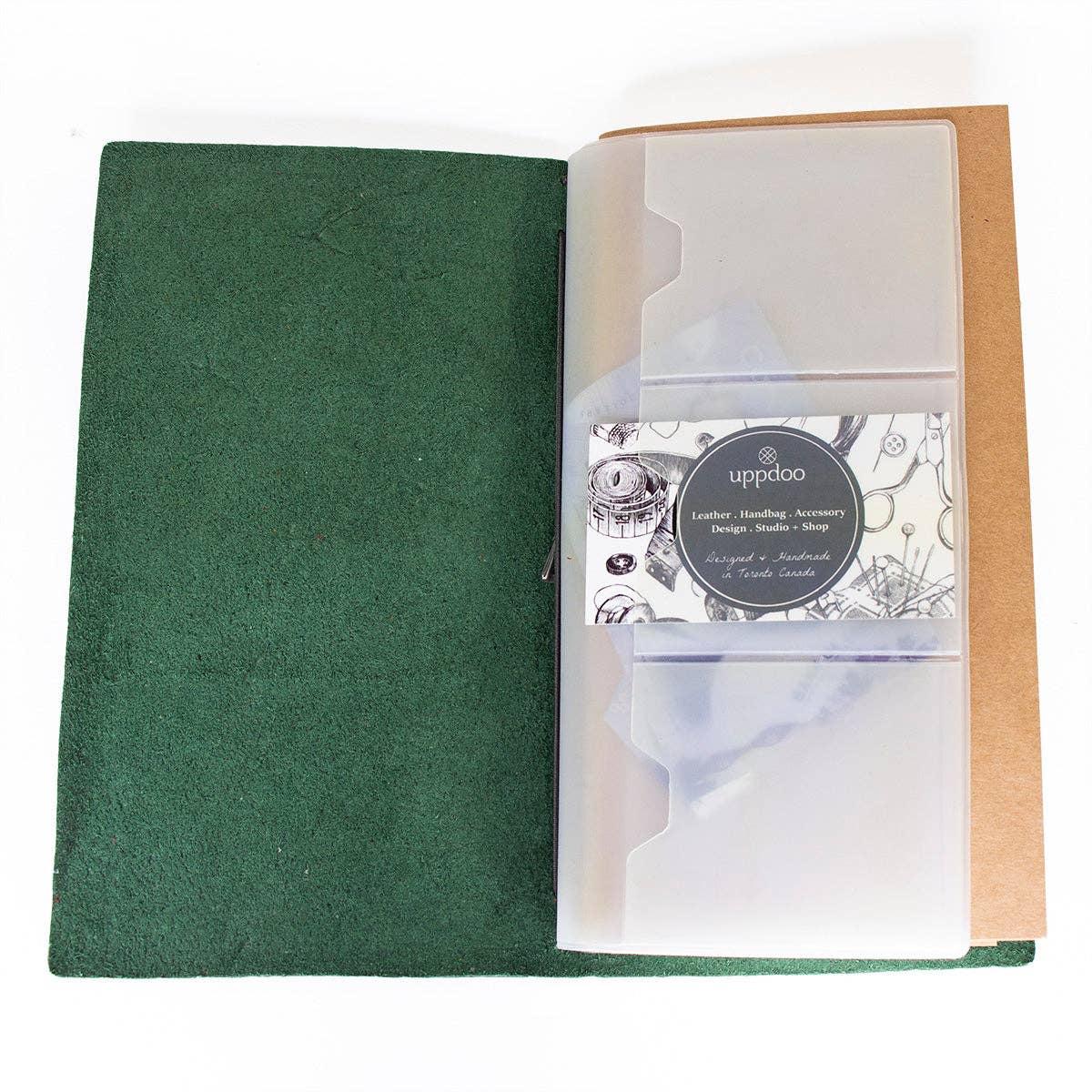 Explore Leather Bound Traveler's Notebook - Large Hunter