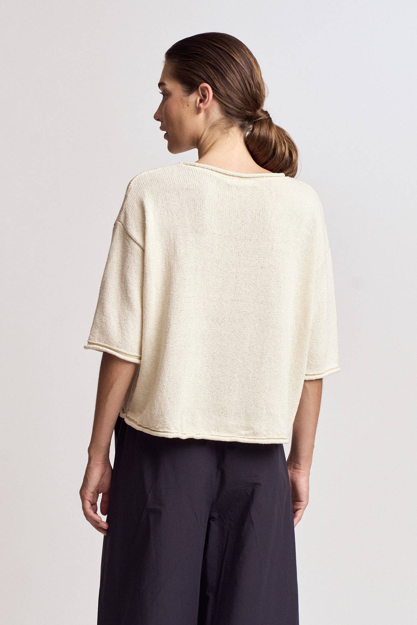 Elizabeth Rolled Edge Sweater