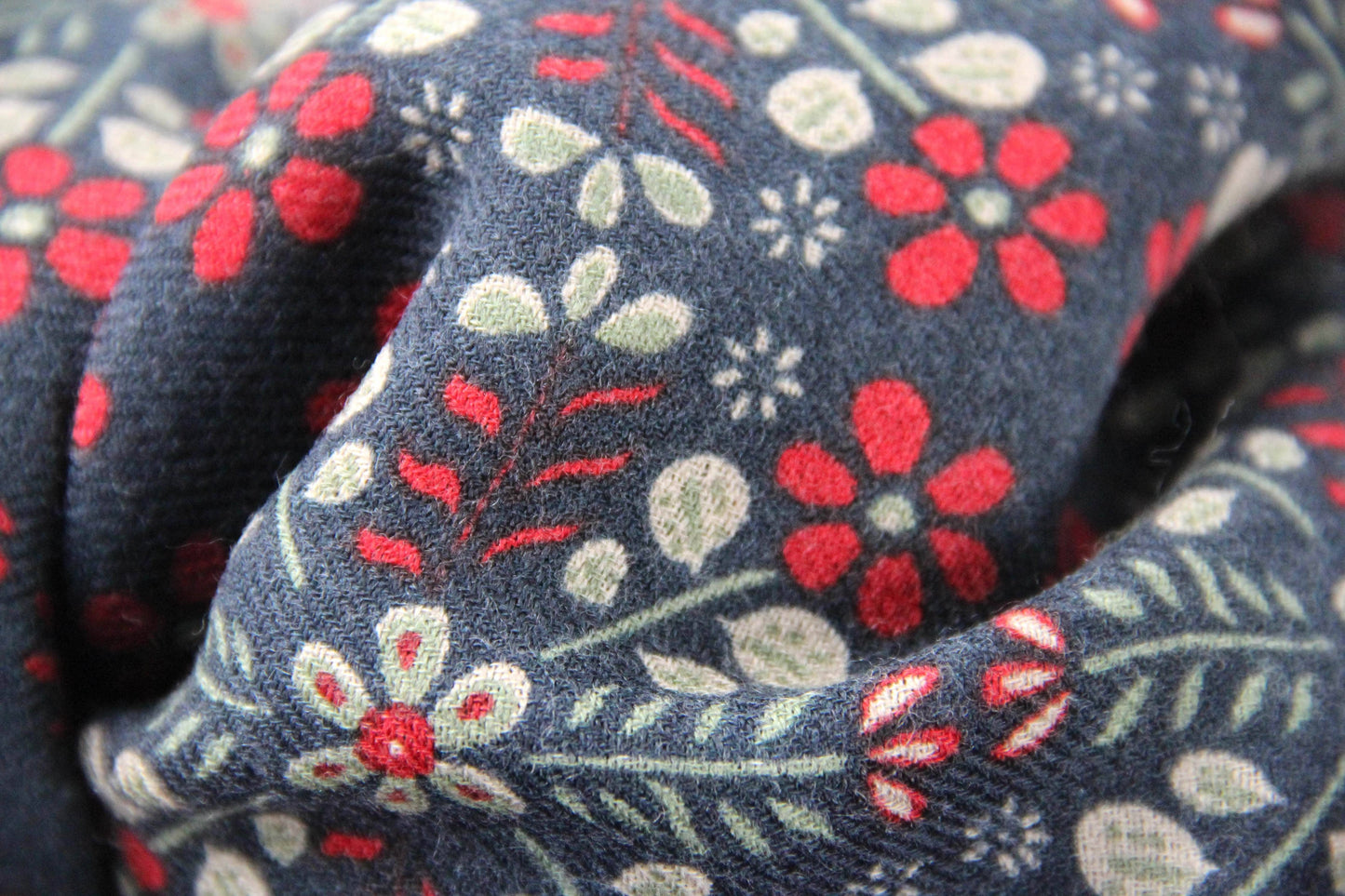 Agata Navy Wool Square