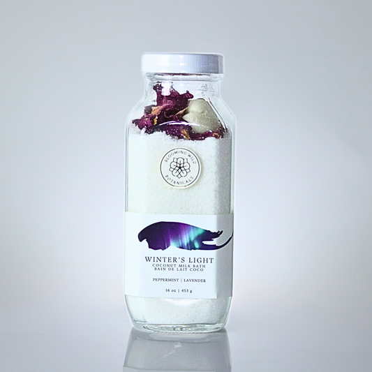 Winter's Light Epsom Salt Soak Bottle | Eucalyptus Mint