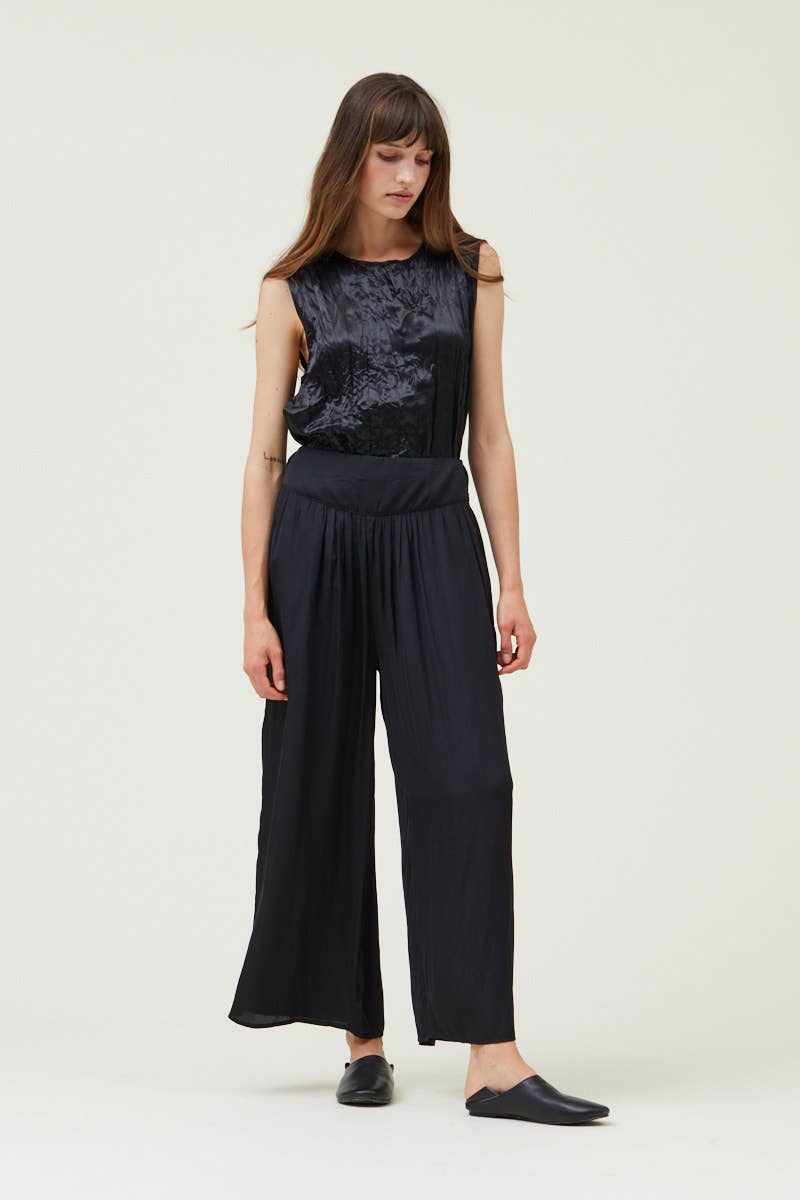 Cameron Wide-leg Satin Pants