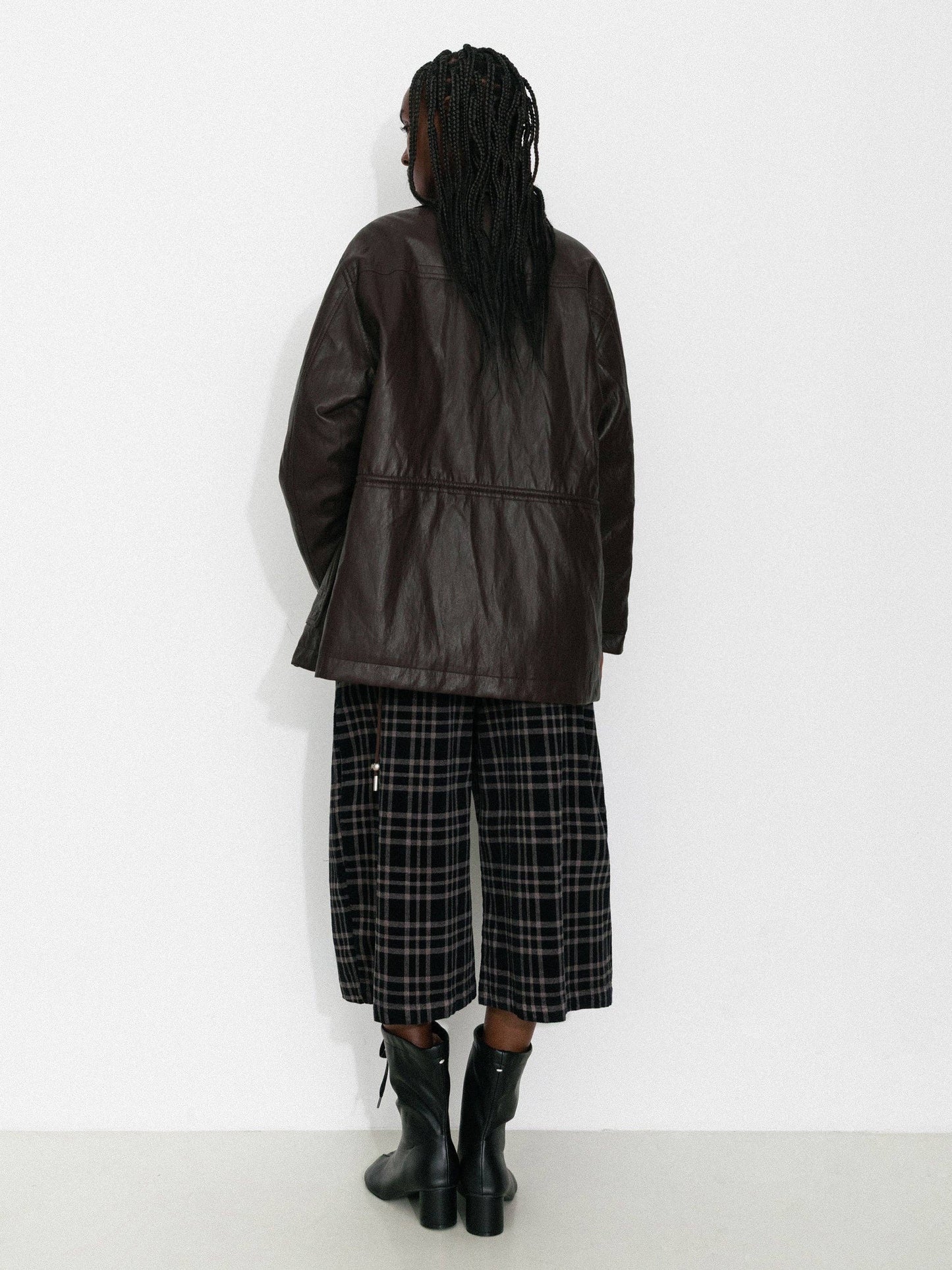 Two-Way Collar Boxy Down Jacket