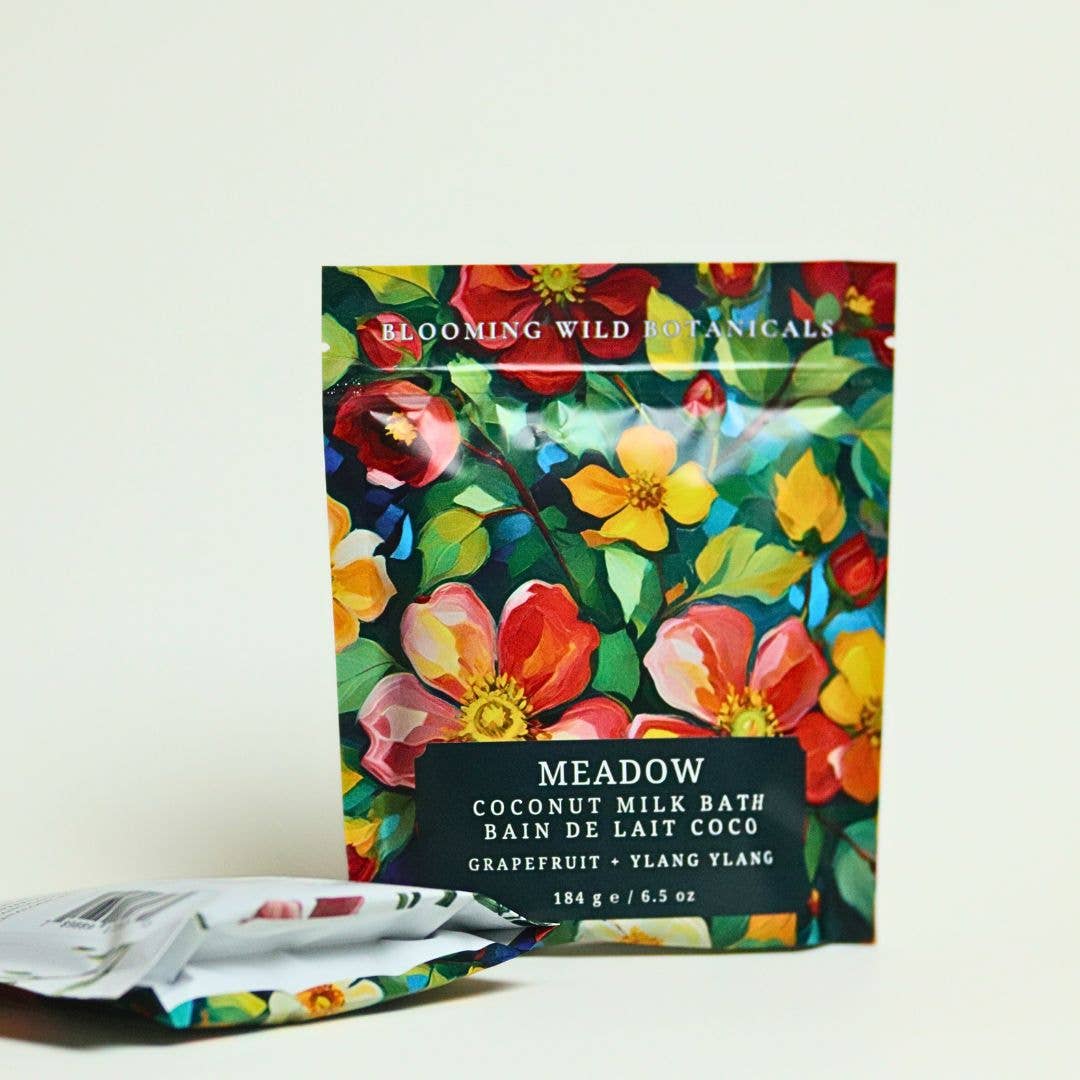 Meadow Coconut Milk Bath Salt Sachet | Grapefruit + Ylang Yl