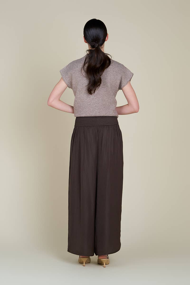 Cameron Wide-leg Satin Pants