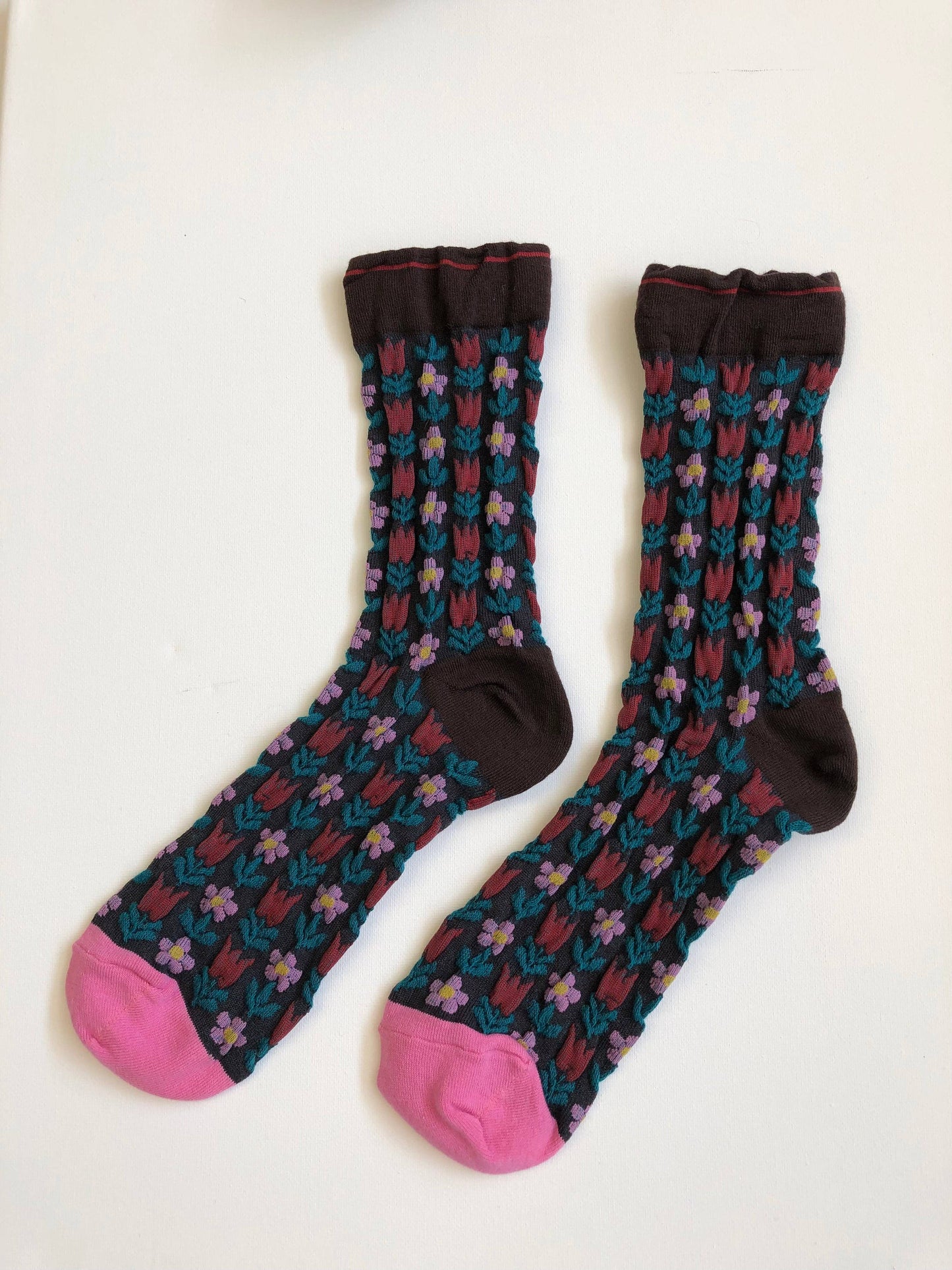 Tulip Garden Socks