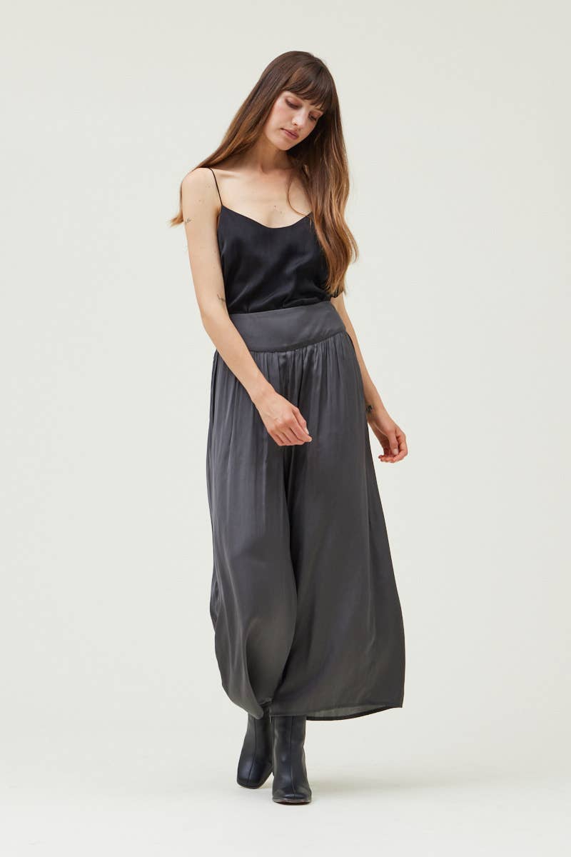 Cameron Wide-leg Satin Pants