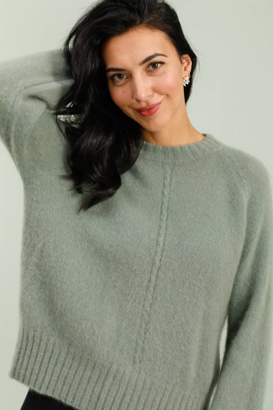 Lavinia Relaxed Cableknit Sweater