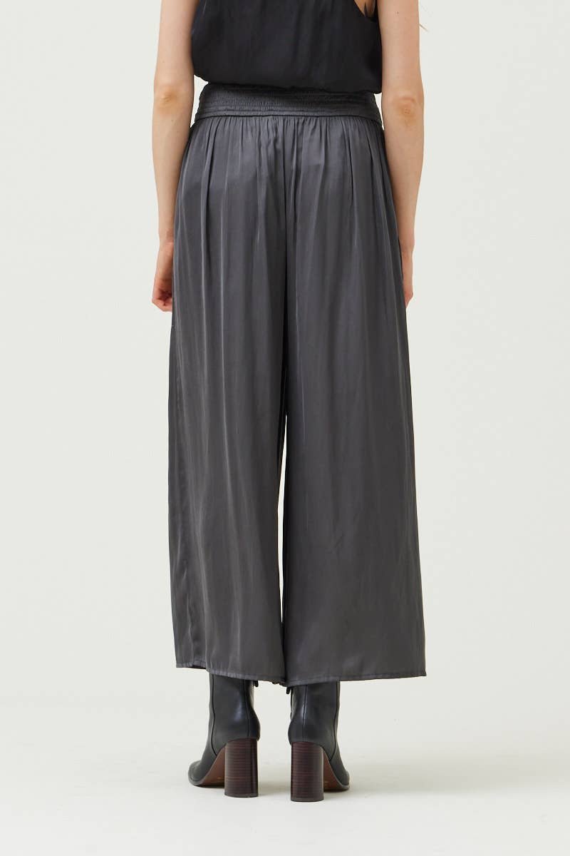 Cameron Wide-leg Satin Pants