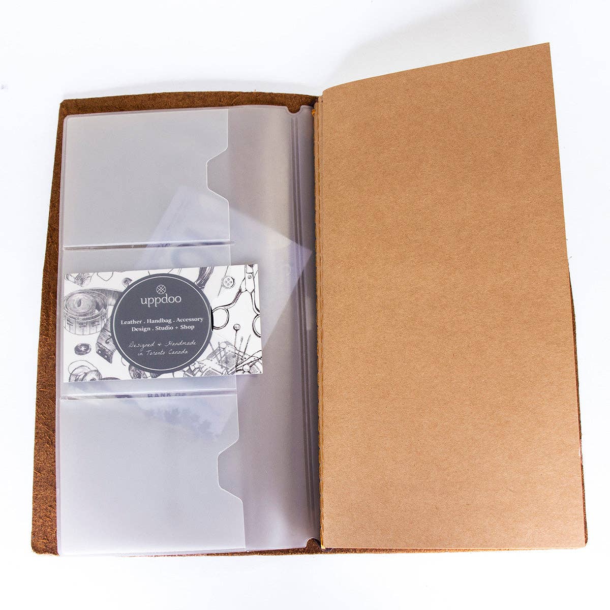 Explore Leather Bound Traveler's Notebook - Large Chestnut