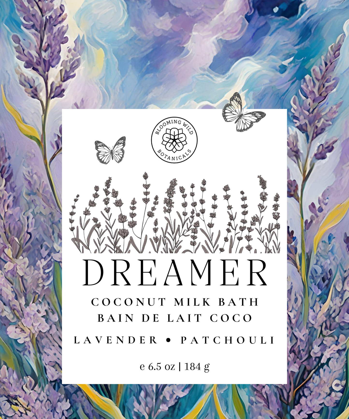 Summer Nights Coconut Milk Bath Sath Sachet | Lavender