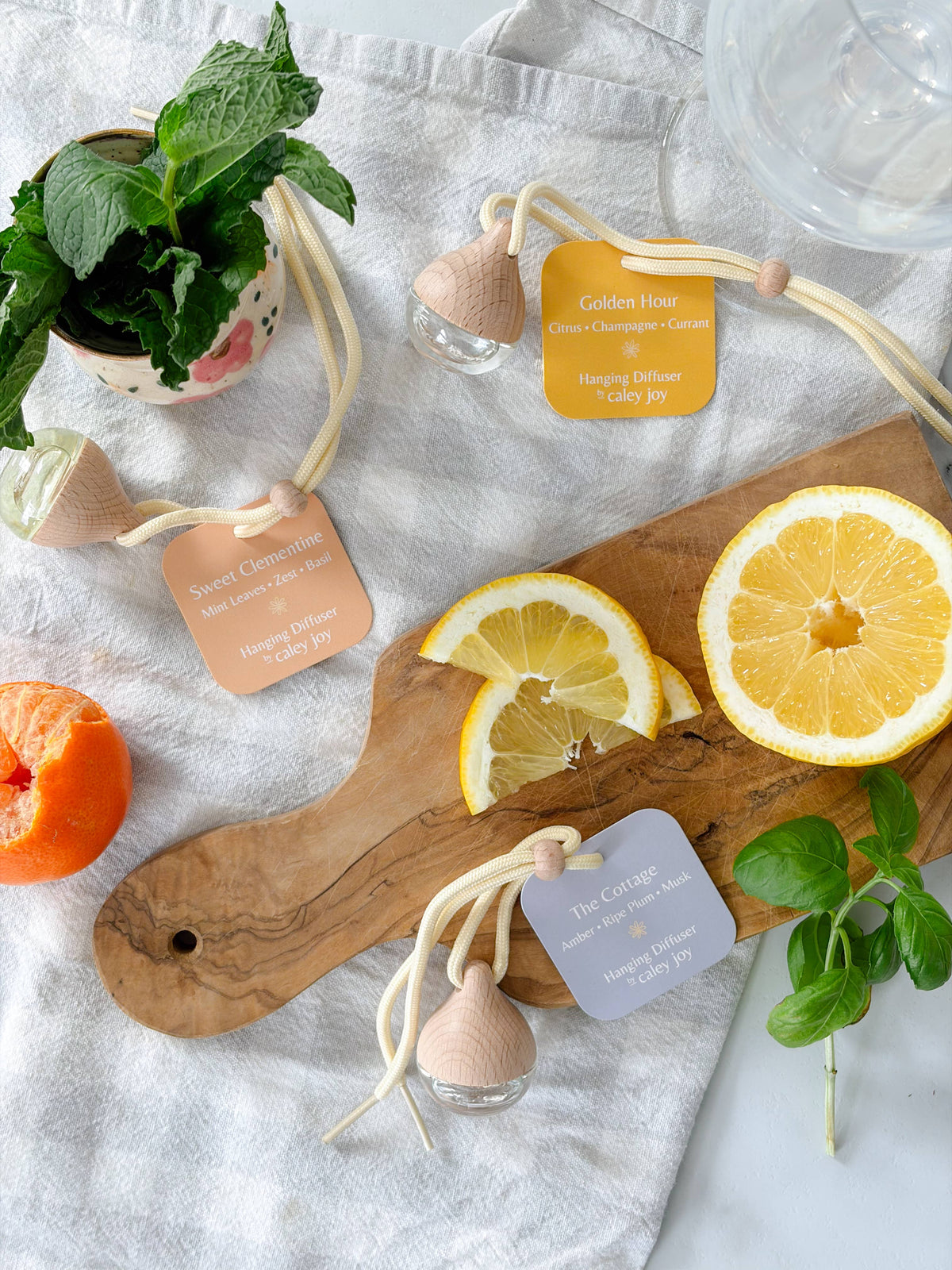 Sweet Clementine | Hanging Car Diffuser