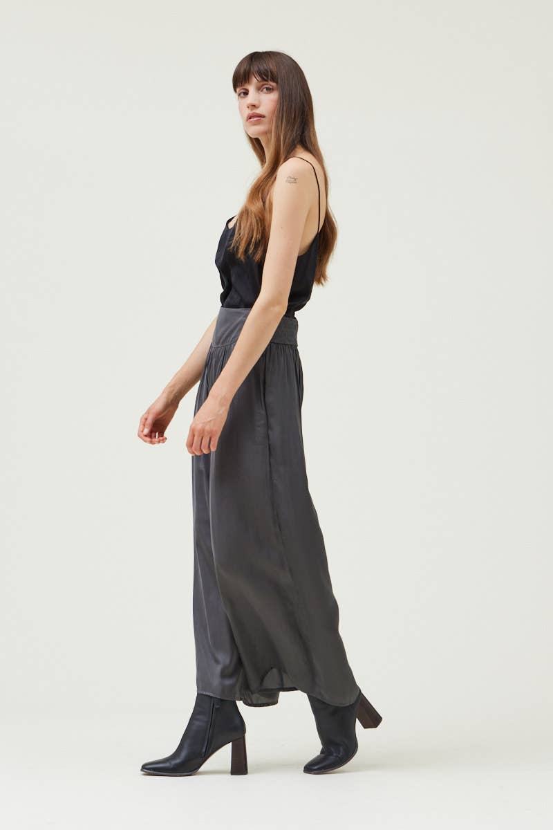 Cameron Wide-leg Satin Pants