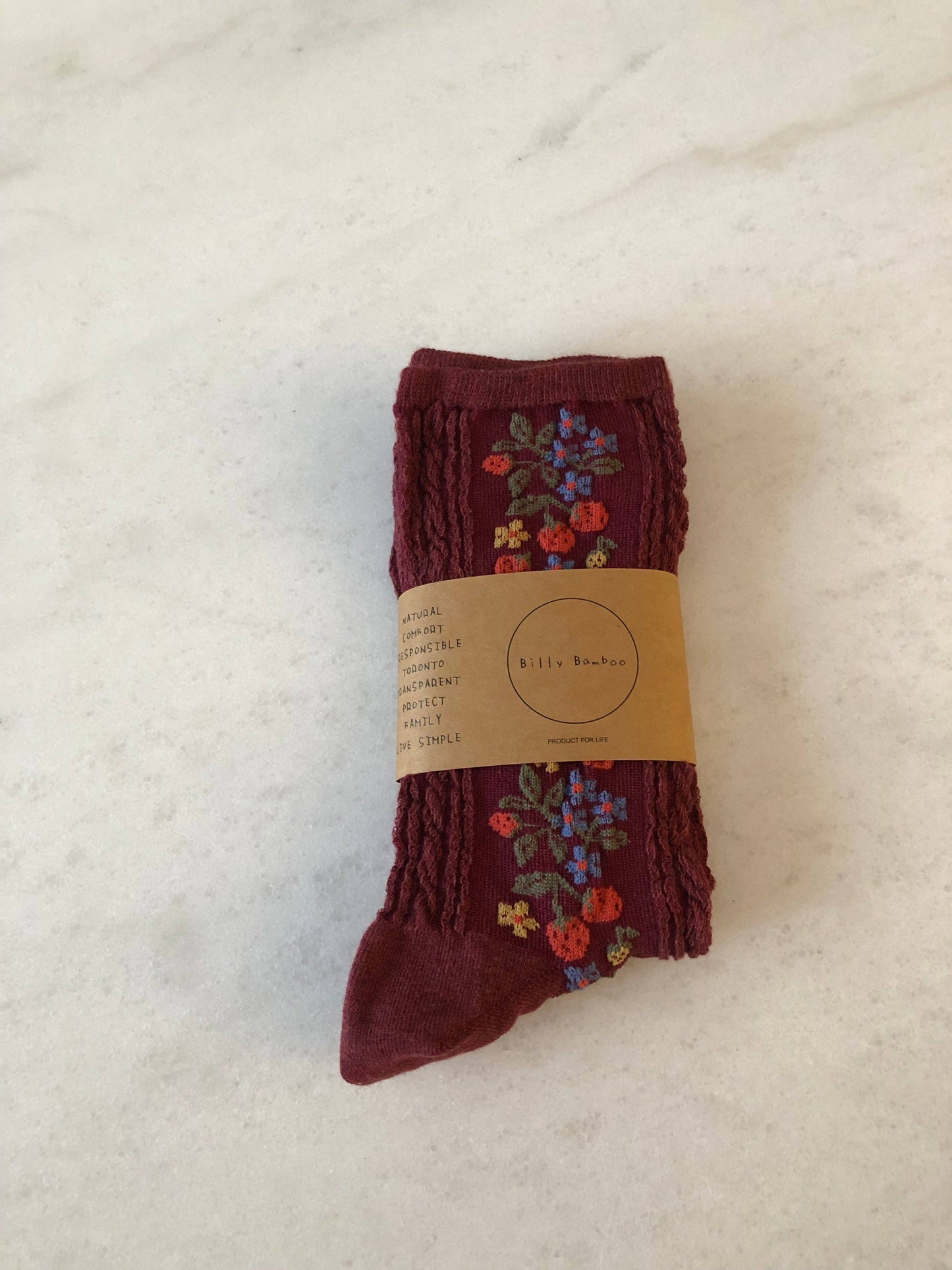 Strawberry Garden Sock