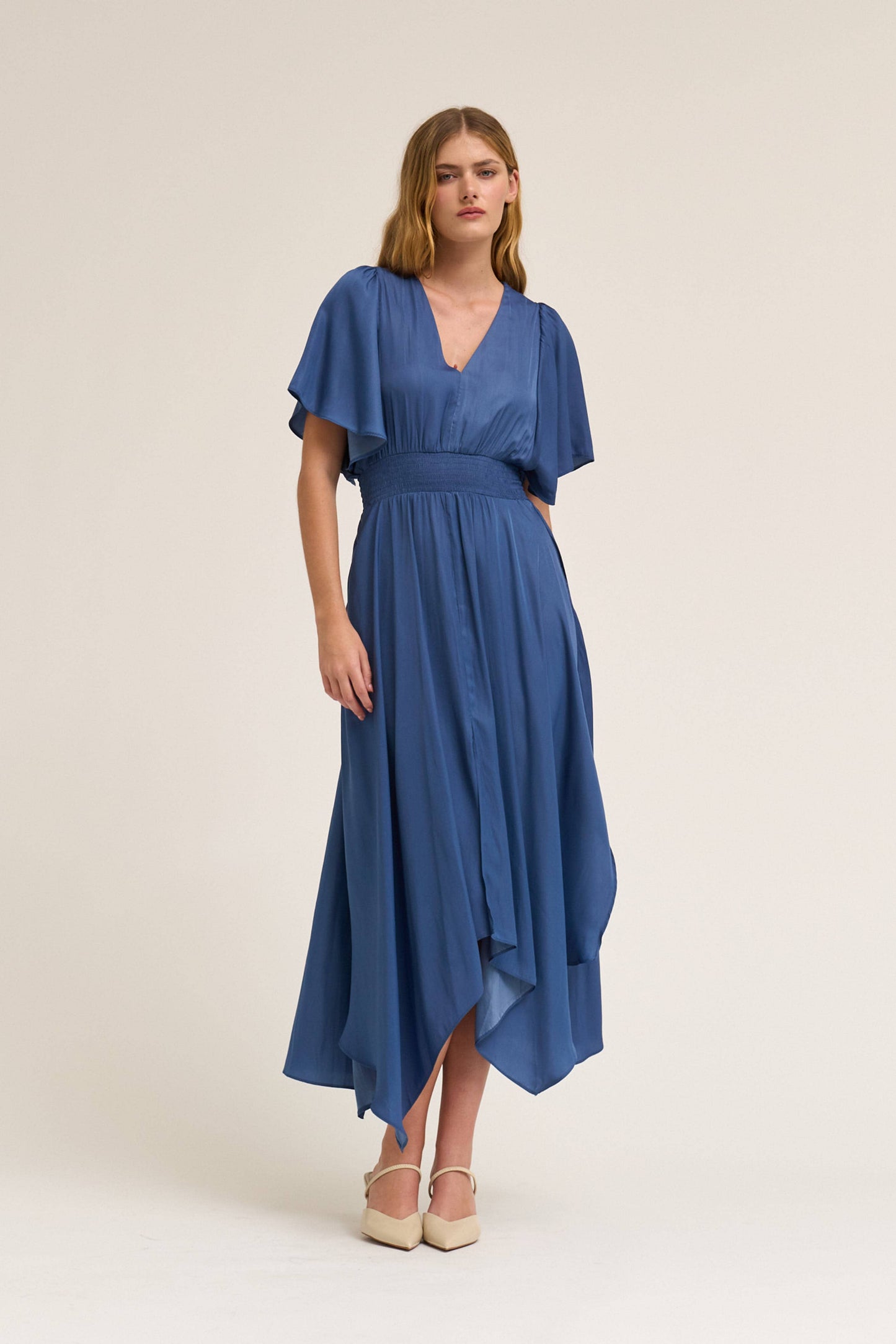 Bluebell Unbalanced Skirt Maxi Dress