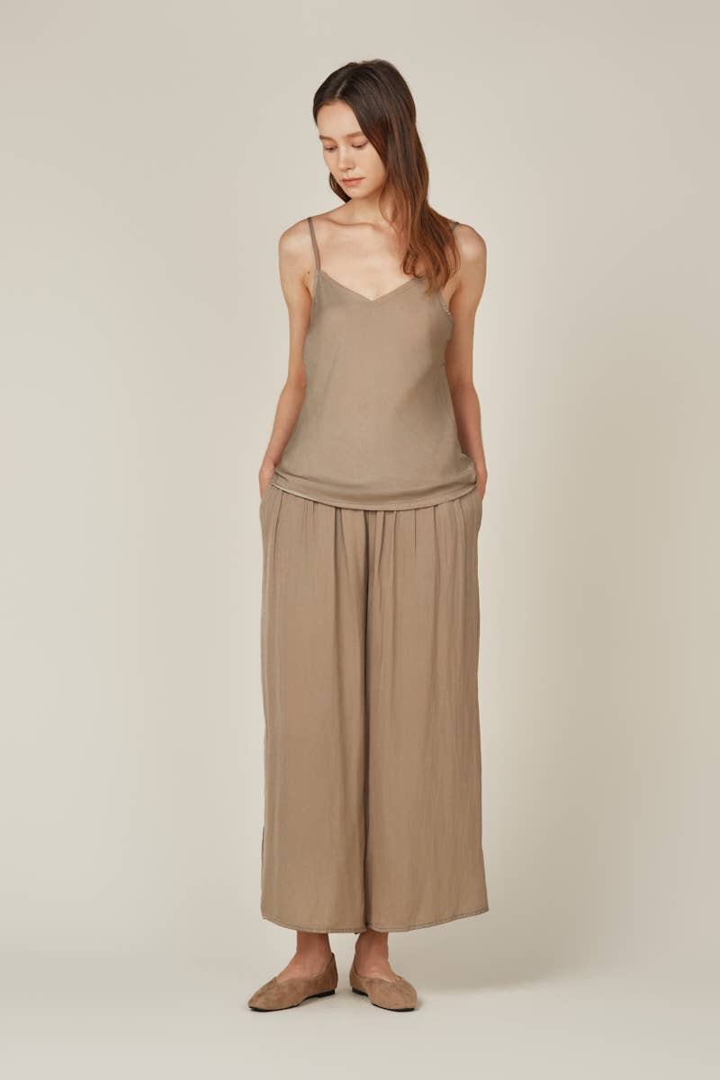 Cameron Wide-leg Satin Pants