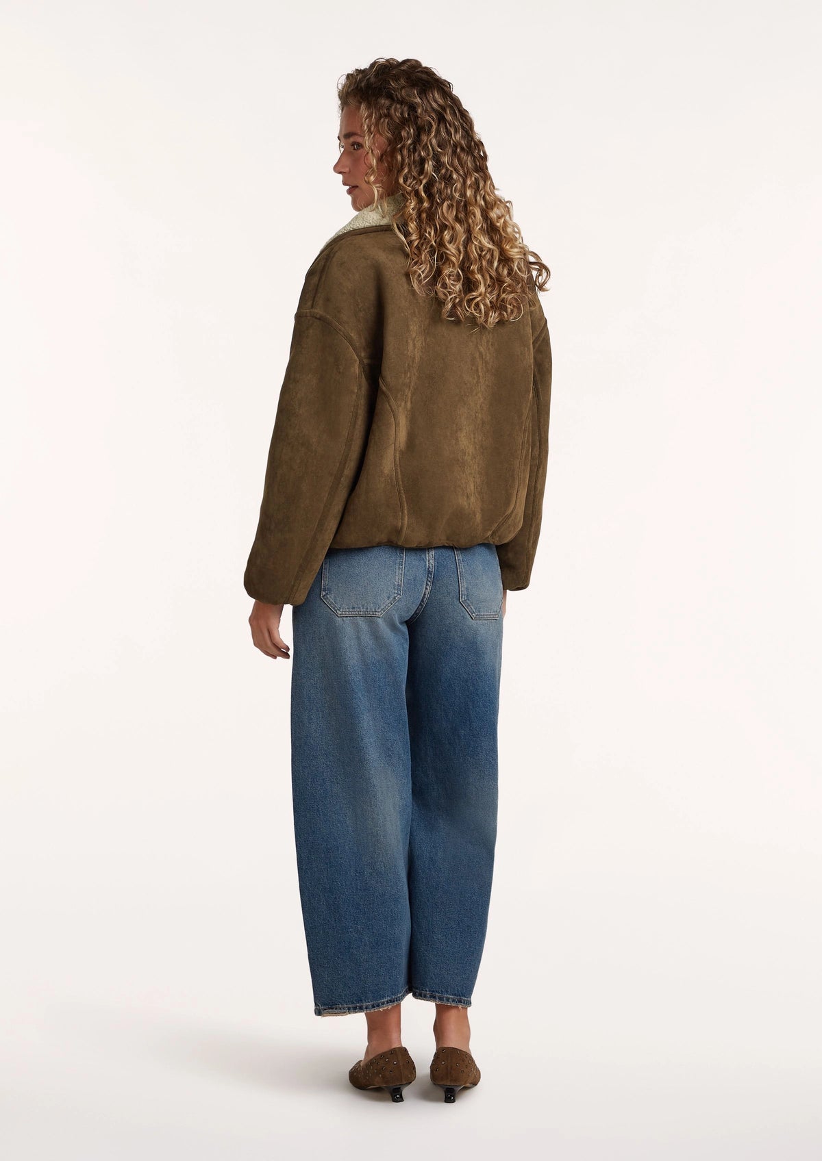 Daphne Faux Suede Jacket