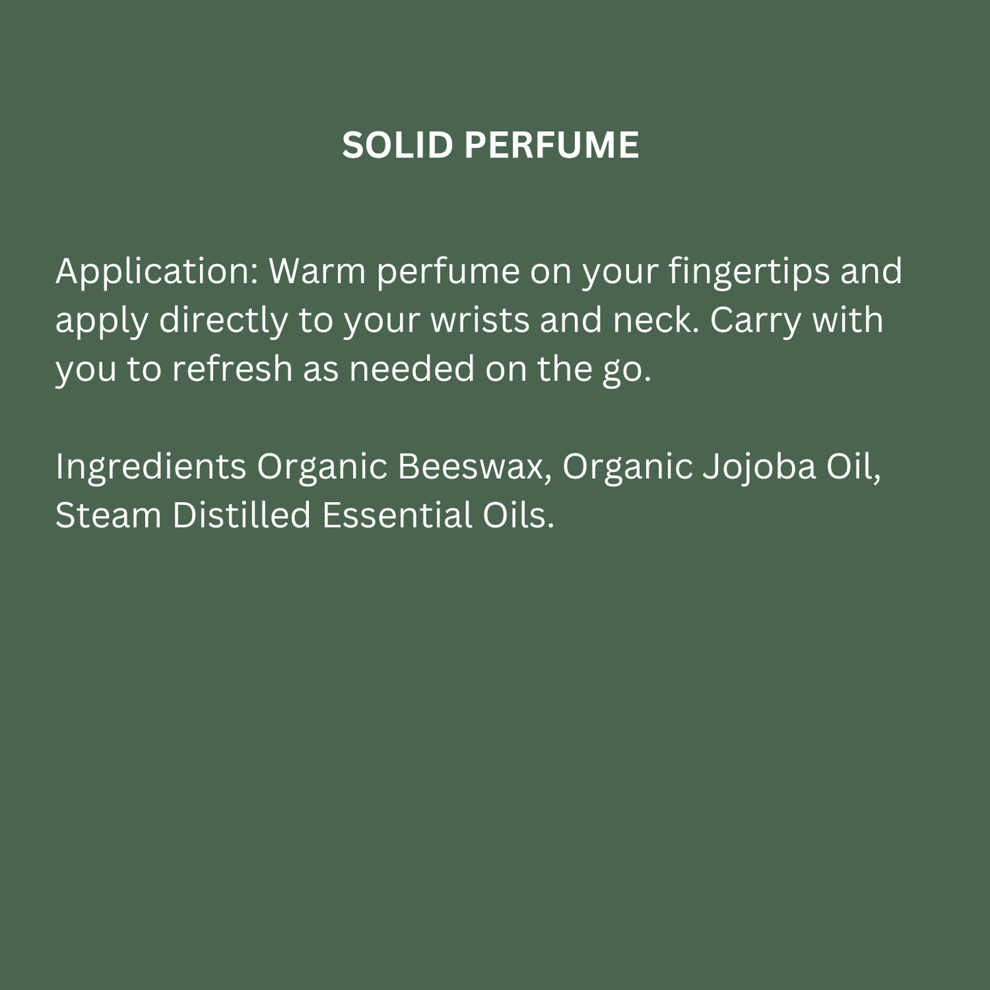Redwood Mist Solid Perfume