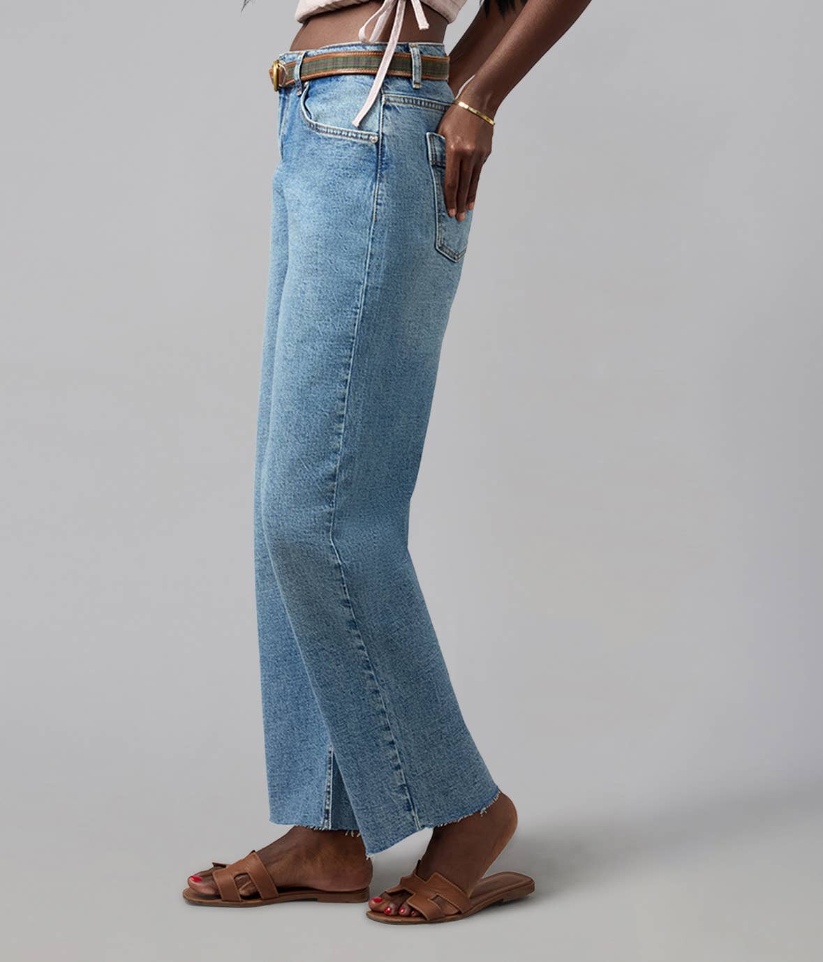 DYLAN High Rise Barrel Jeans 30" Inseam
